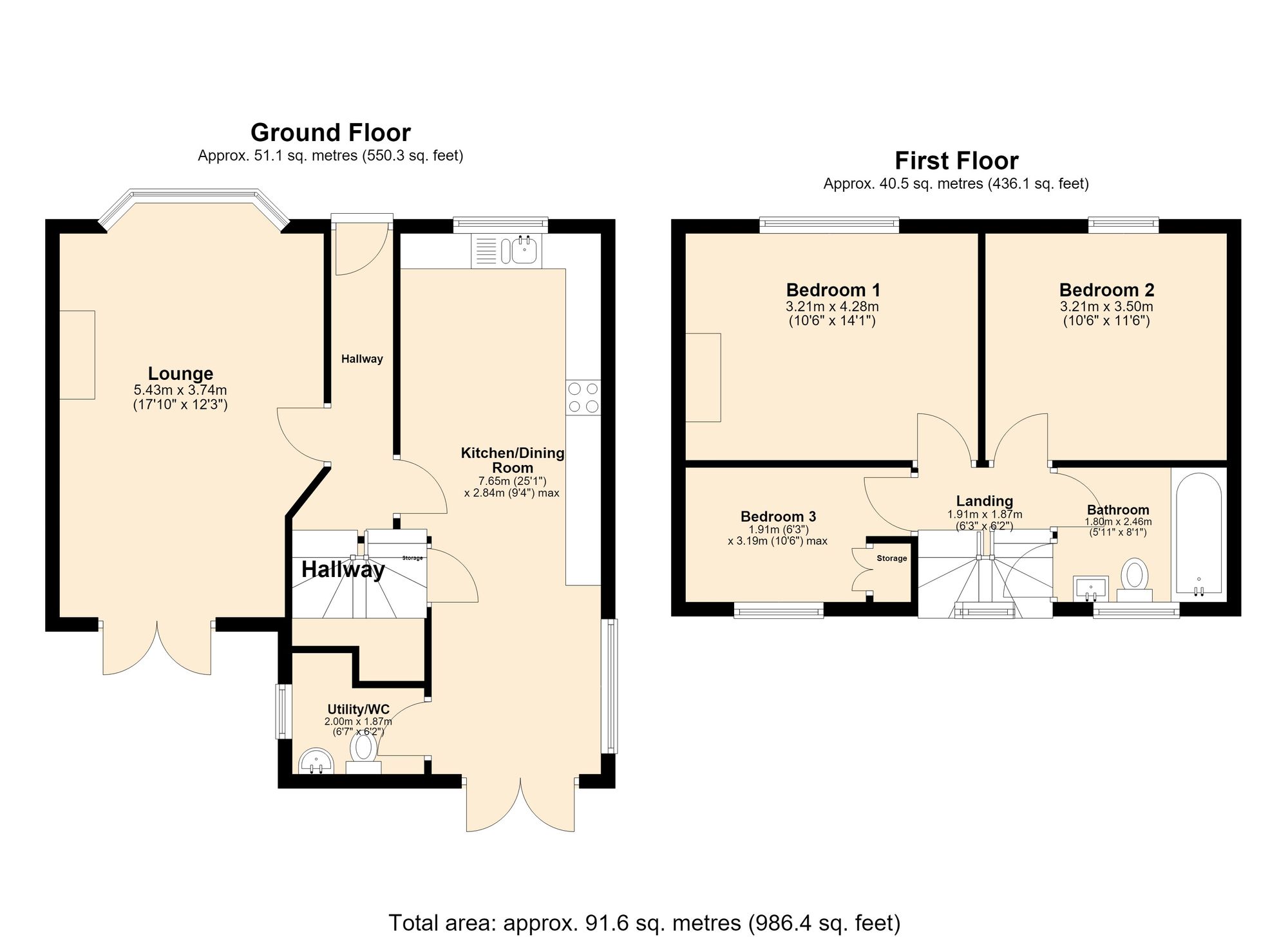 325 Brunshaw Road, Burnley floorplan