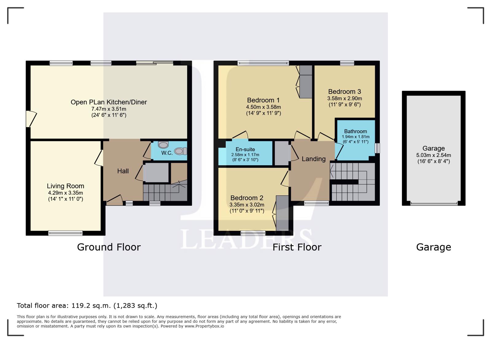 21, Greenwich Avenue, Spalding floorplan