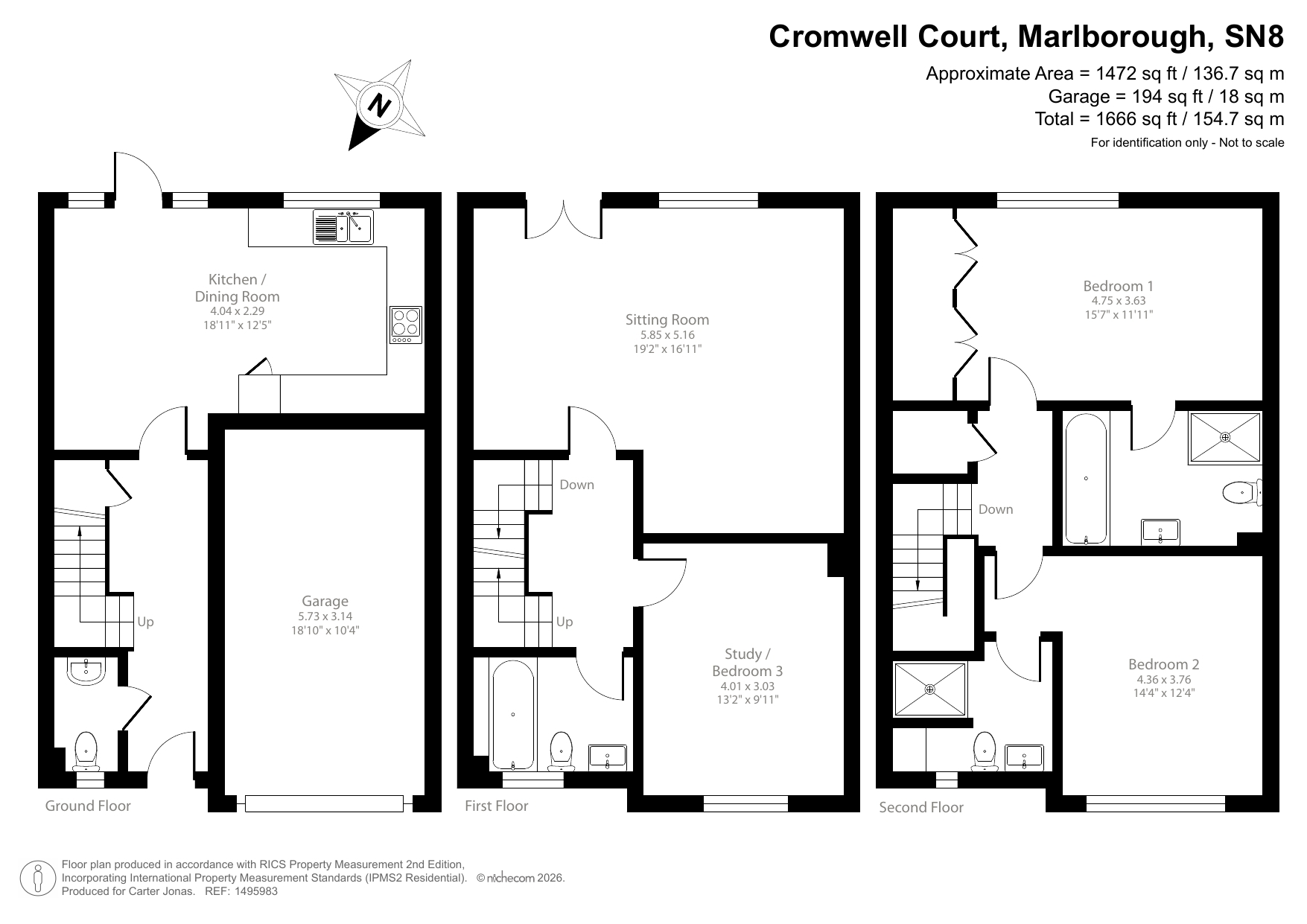 2, Cromwell Court, Wiltshire floorplan
