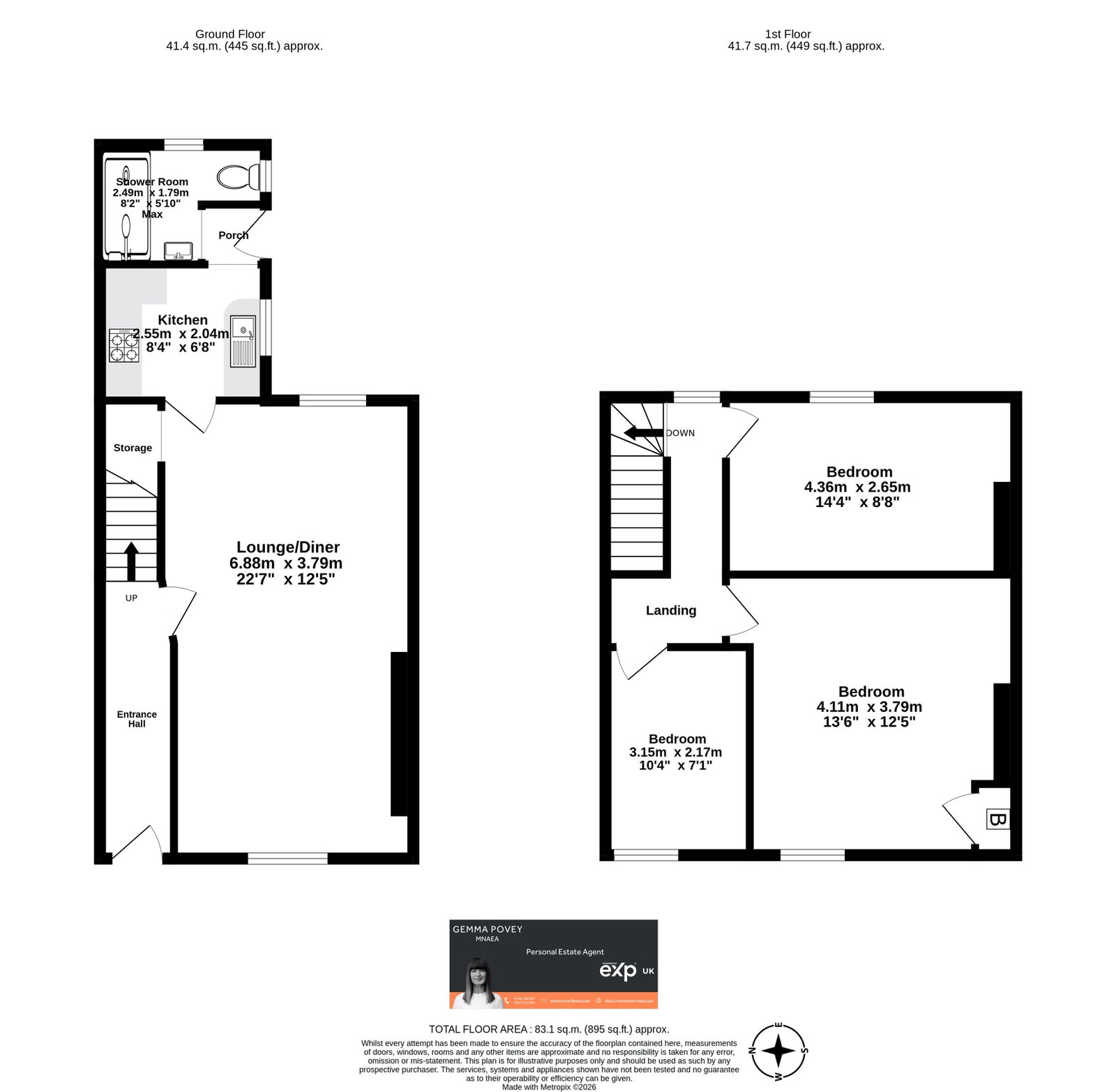 21, Lancaster Street, Abertillery floorplan