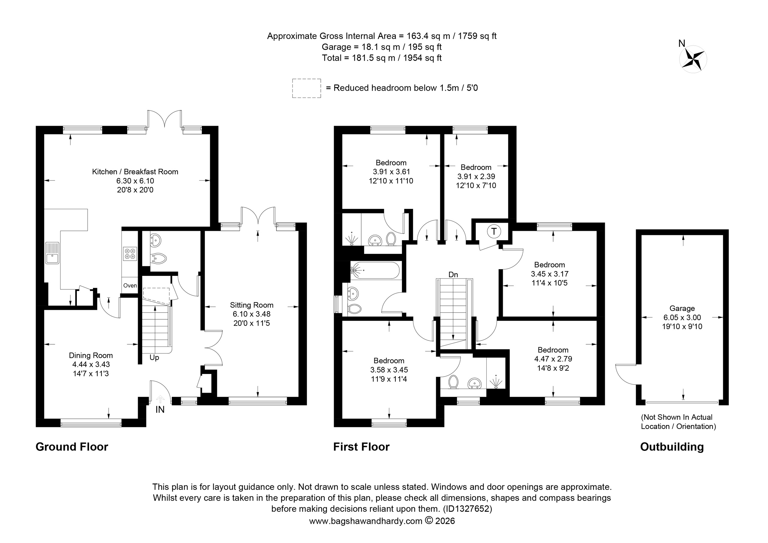7 Clark Close, Edenbridge floorplan