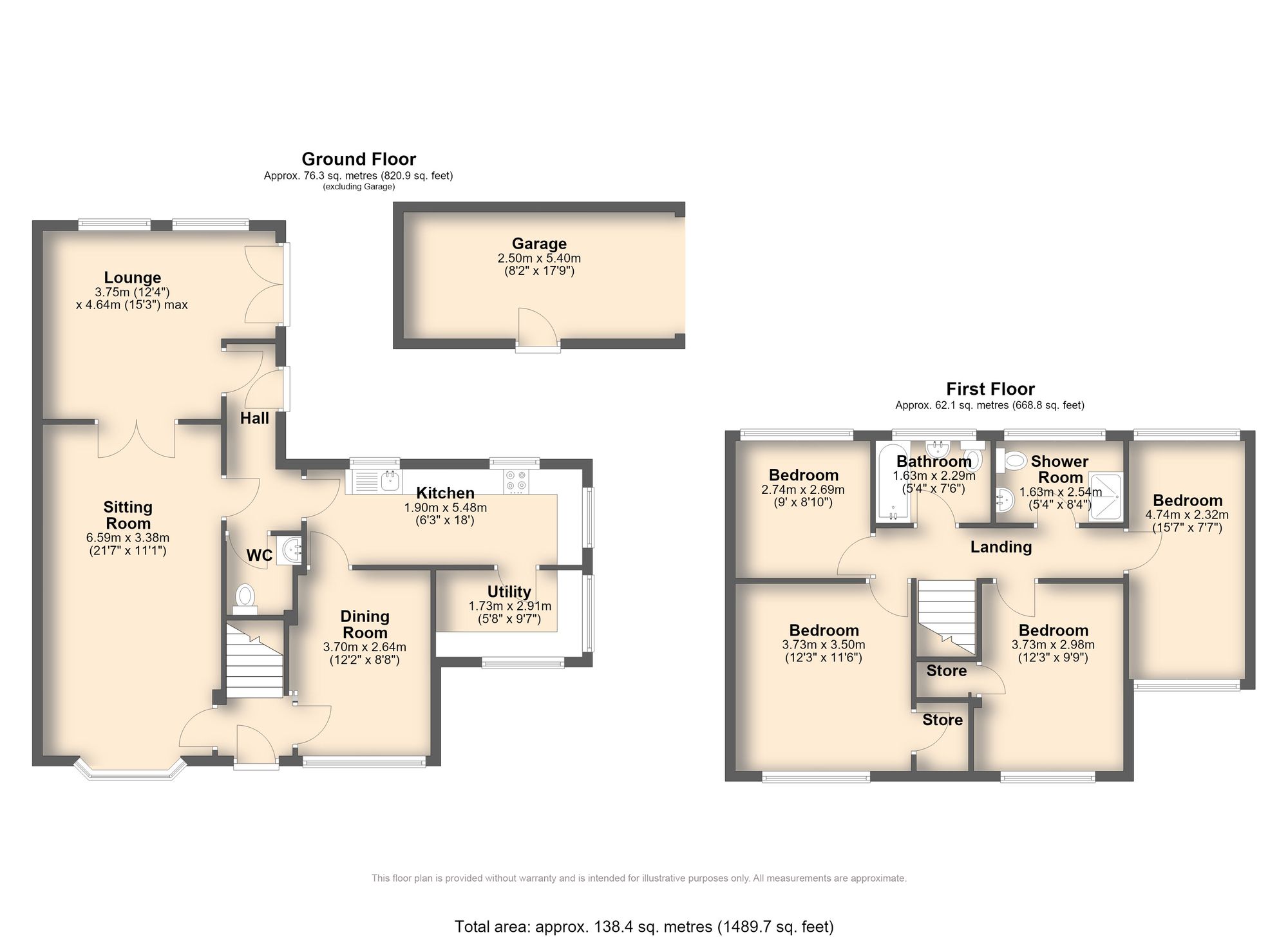 87 Staniforth Avenue, Sheffield floorplan