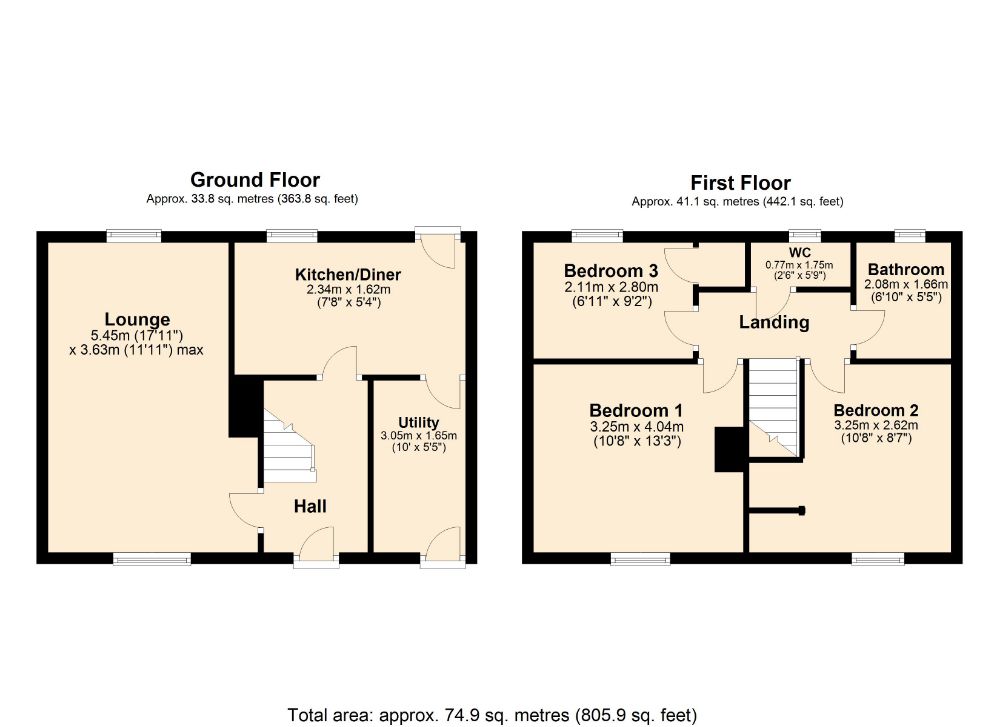 3 Bedrooms Terraced house for sale in Swale Drive, Kingsheath, Northampton NN5