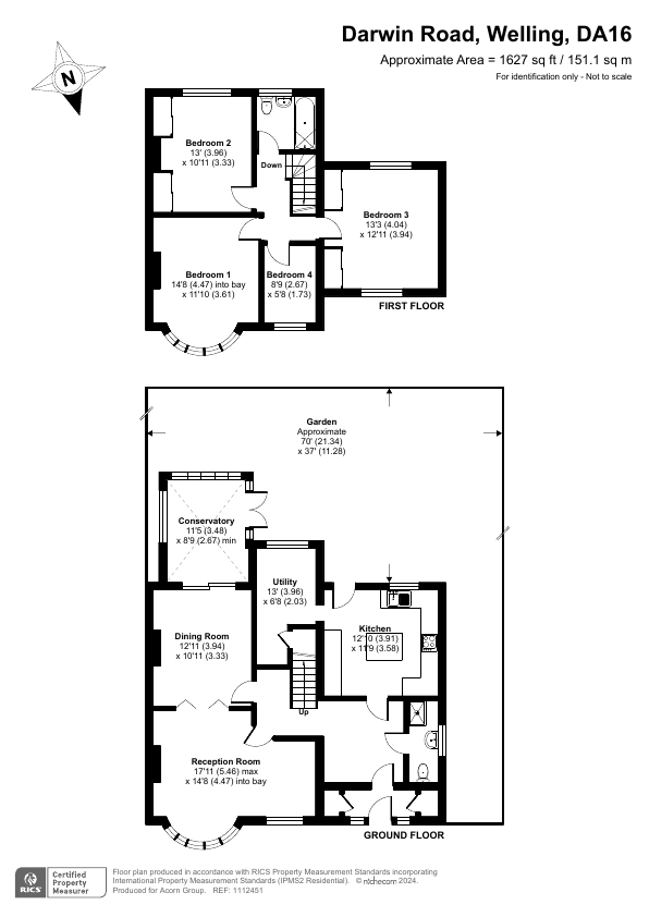 7, Darwin Road, Welling floorplan