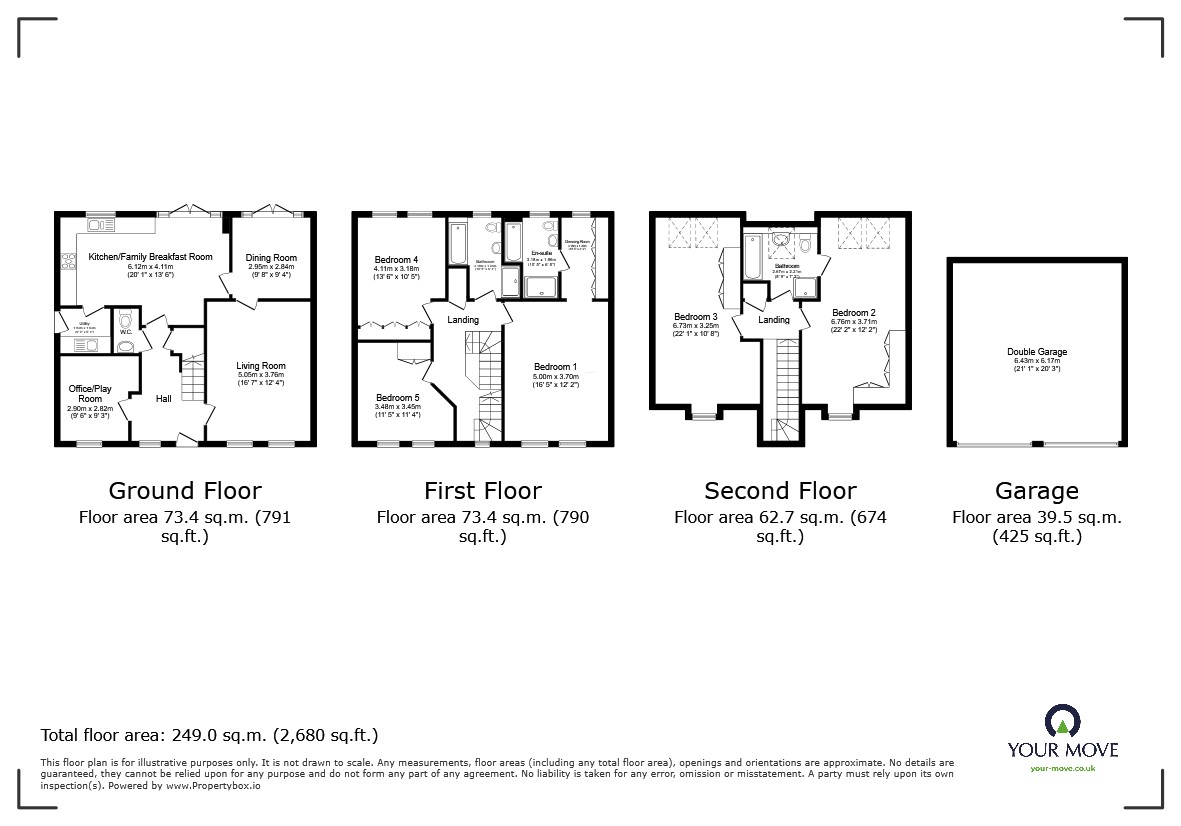 30, Bluebell Road, Bedford floorplan