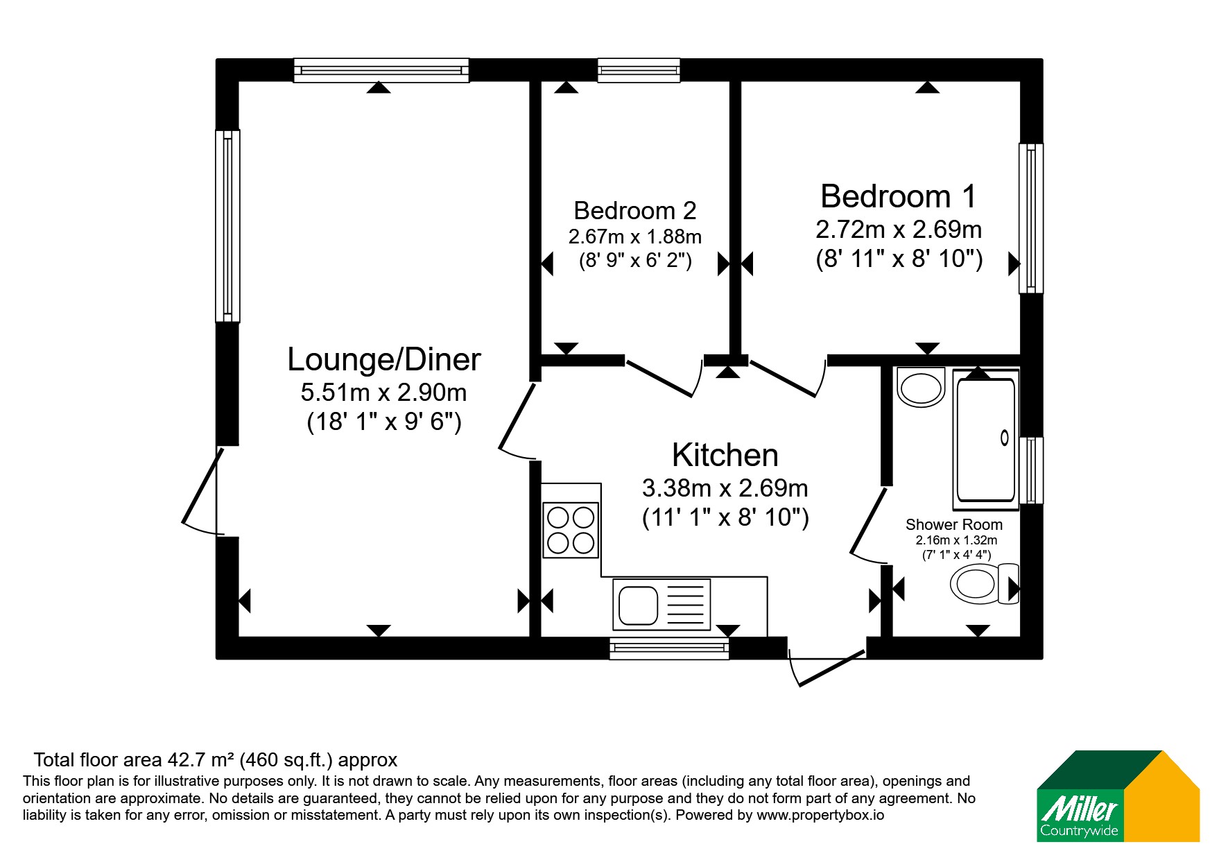 23 Gwel Ryan,, Croft Farm Park, Bodmin floorplan