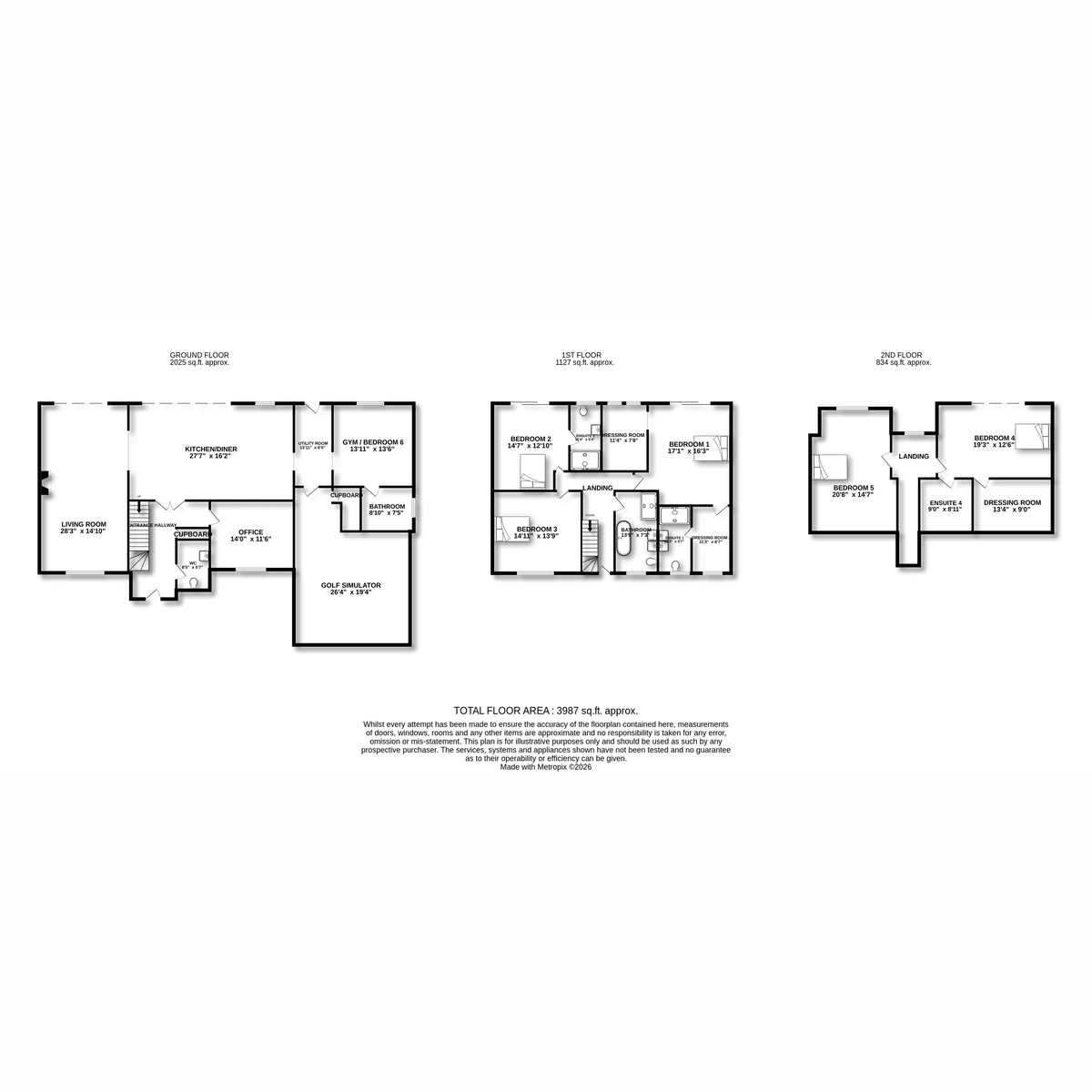 532, Woodgrange Drive, Southend-on-sea floorplan