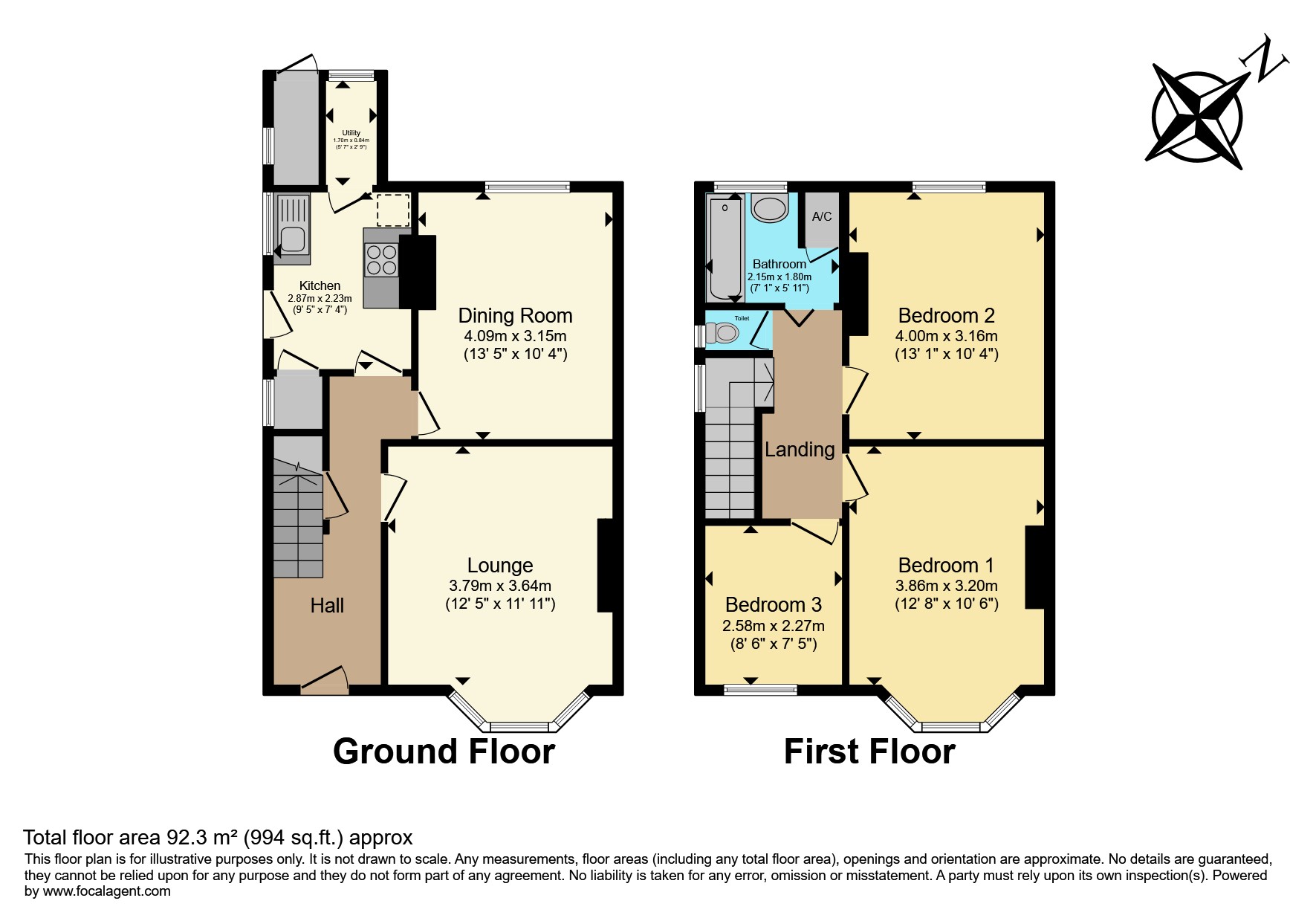 80, Irving Road, Bournemouth floorplan