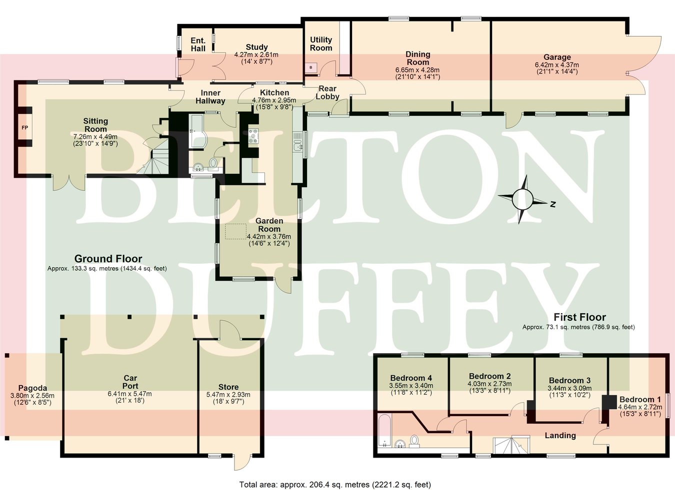 Talbot House, London Street, Whissonsett floorplan