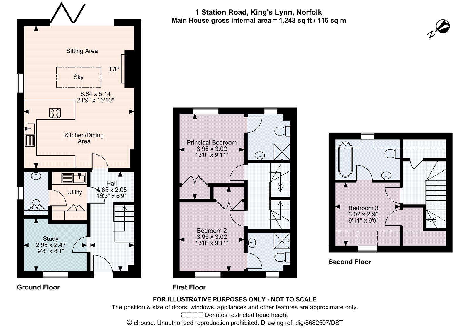 1 Station Cottages,, Station Road, King's Lynn floorplan