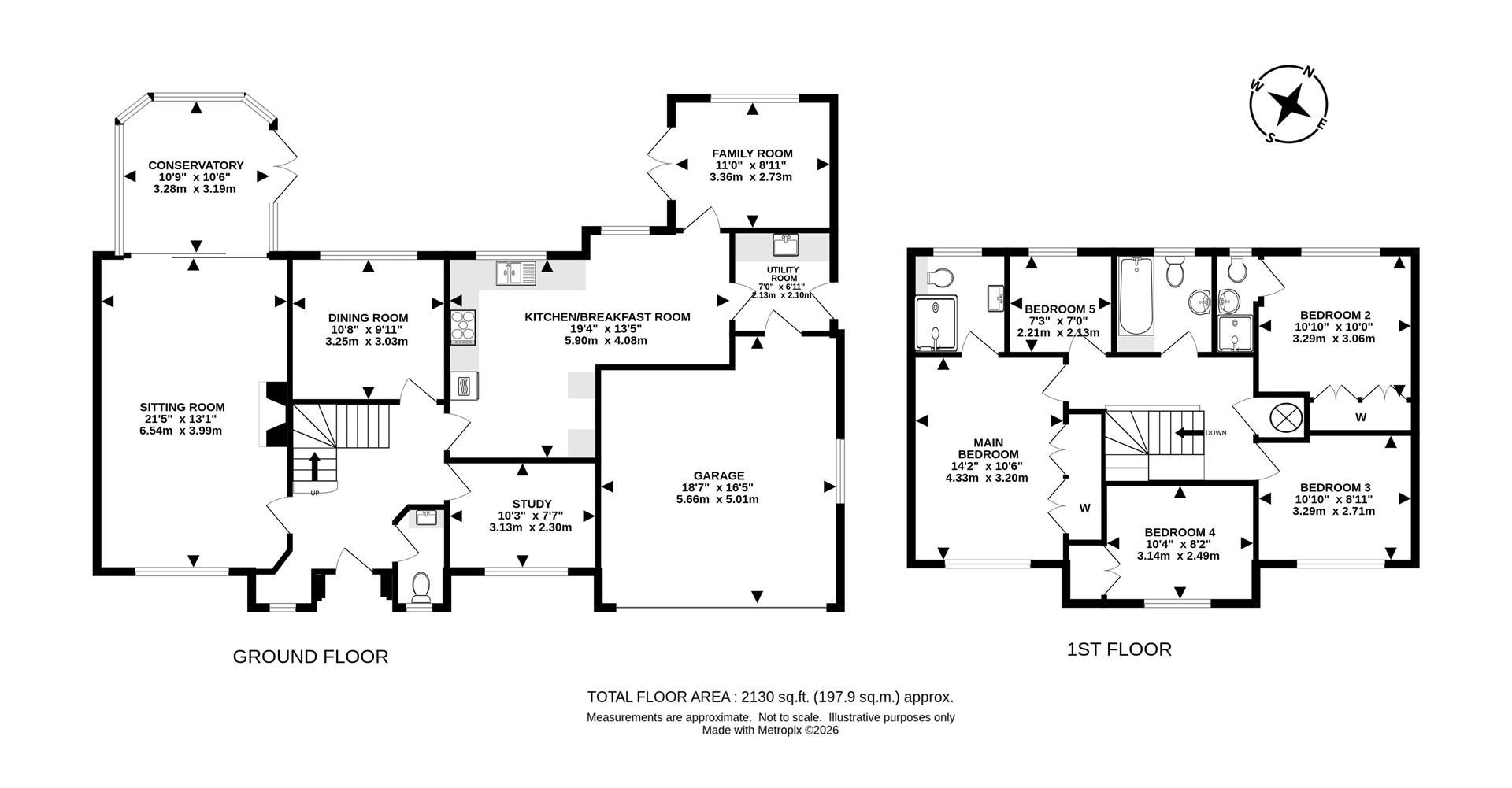 6, Willowbank Gardens, Tadworth floorplan