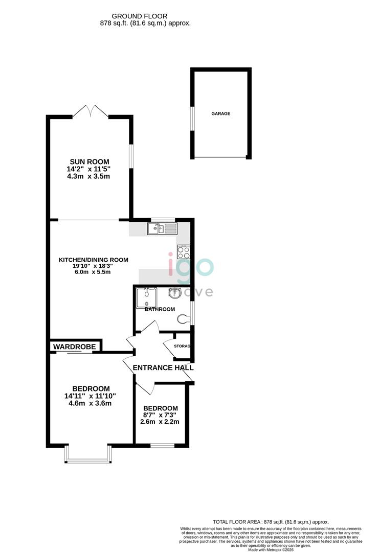 22, Brimston Close, Hartlepool floorplan