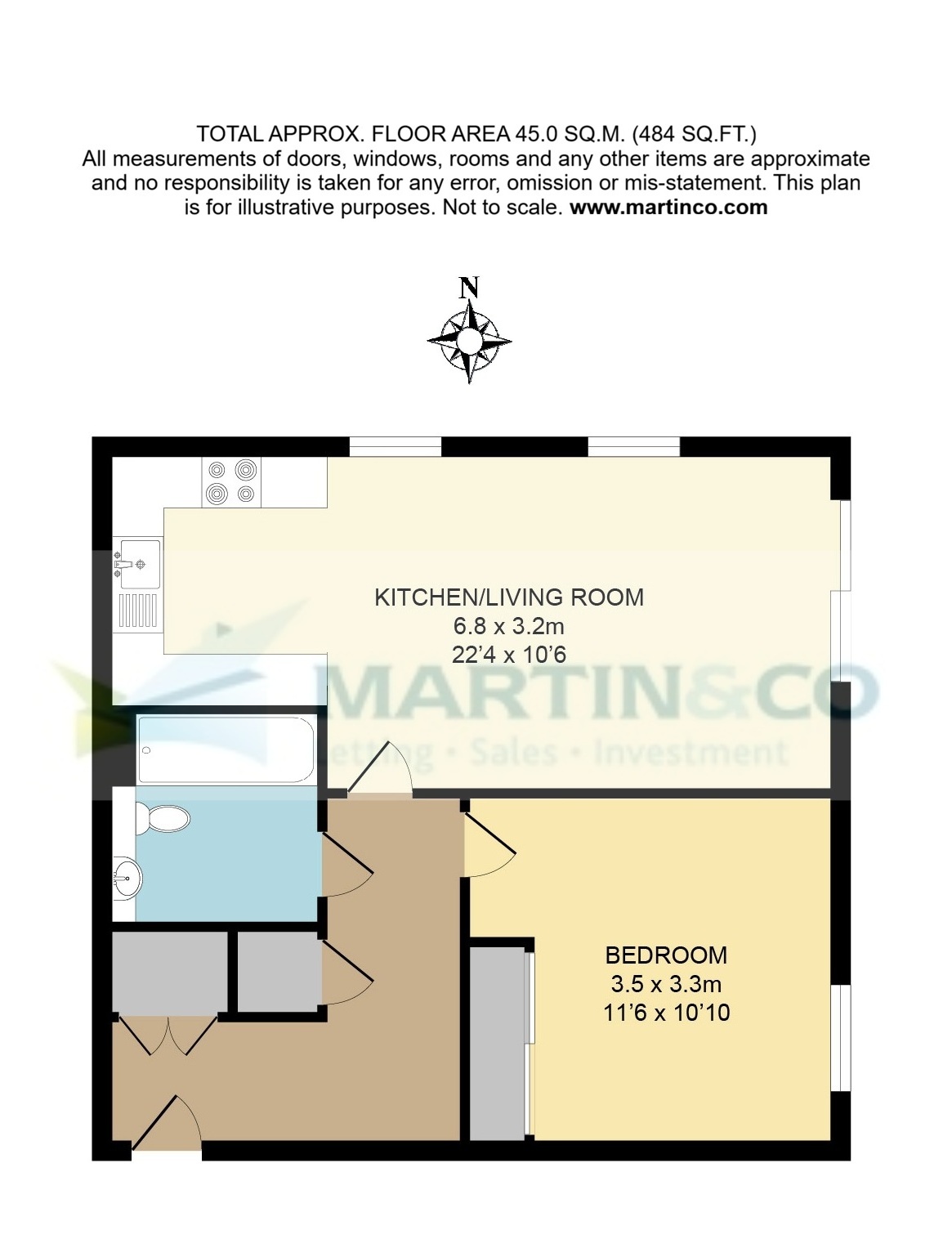 Flat 4, 37, Drake Way, Reading floorplan