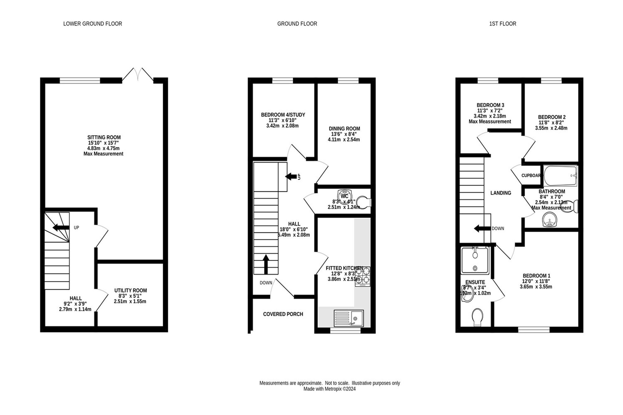 14 Cotton Close, High Peak floorplan