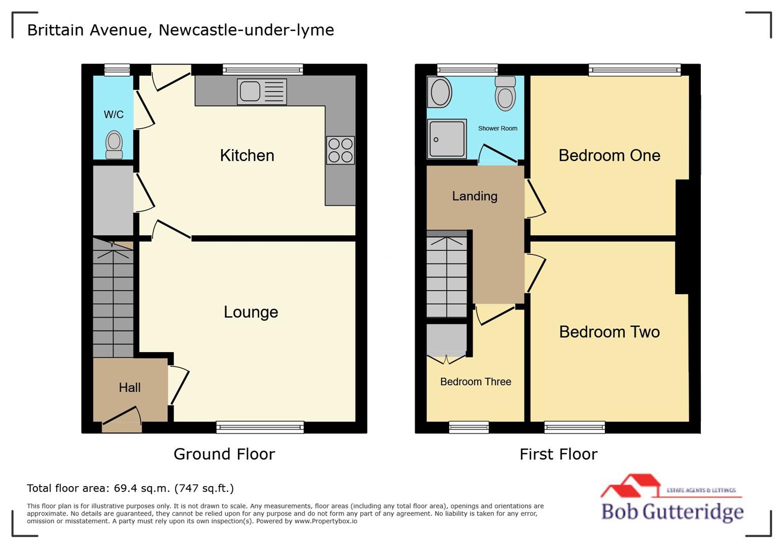 5, Brittain Avenue, Newcastle-under-Lyme floorplan