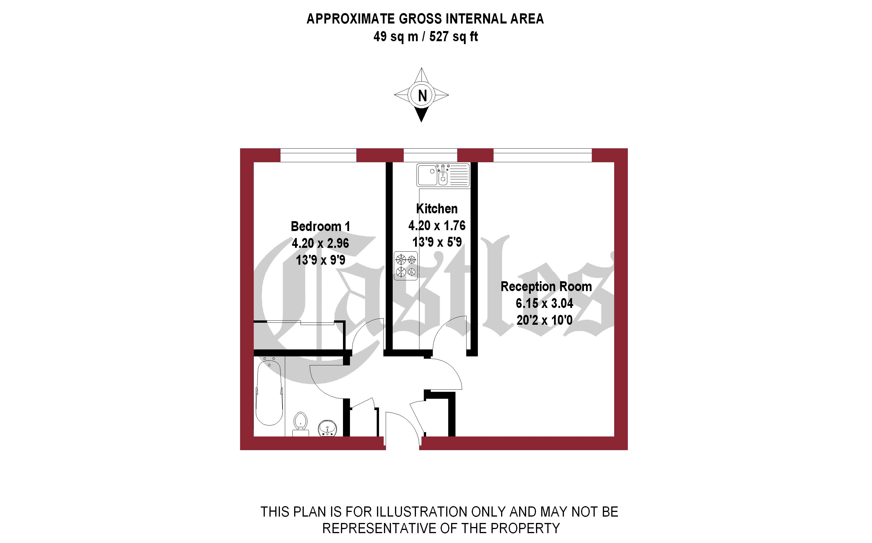 1 Bedrooms Flat for sale in Hannay Lane, London N8