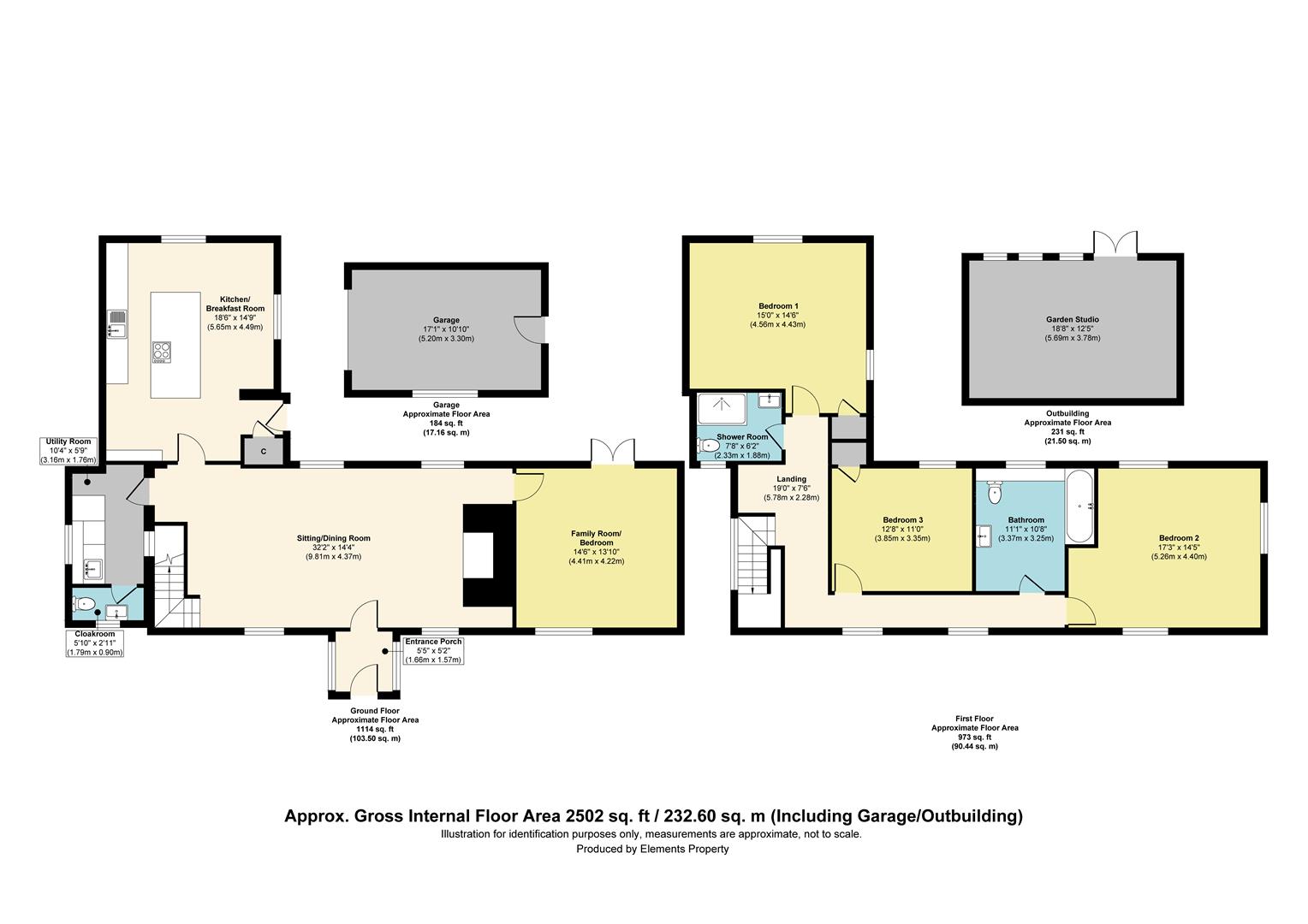 The Thatched Cottage, Mill Lane, Deal floorplan