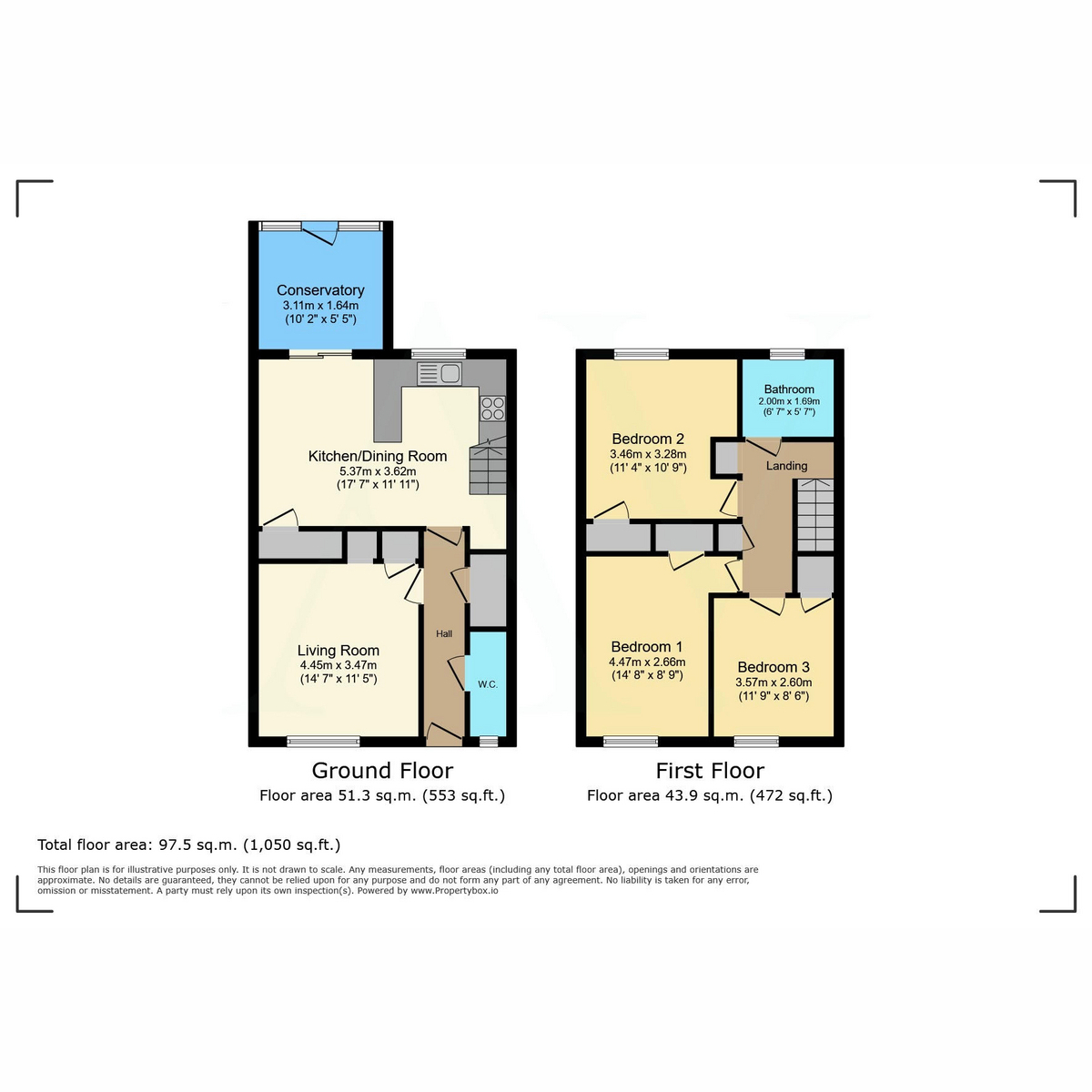 87c, Chapel Street, Hemel Hempstead floorplan