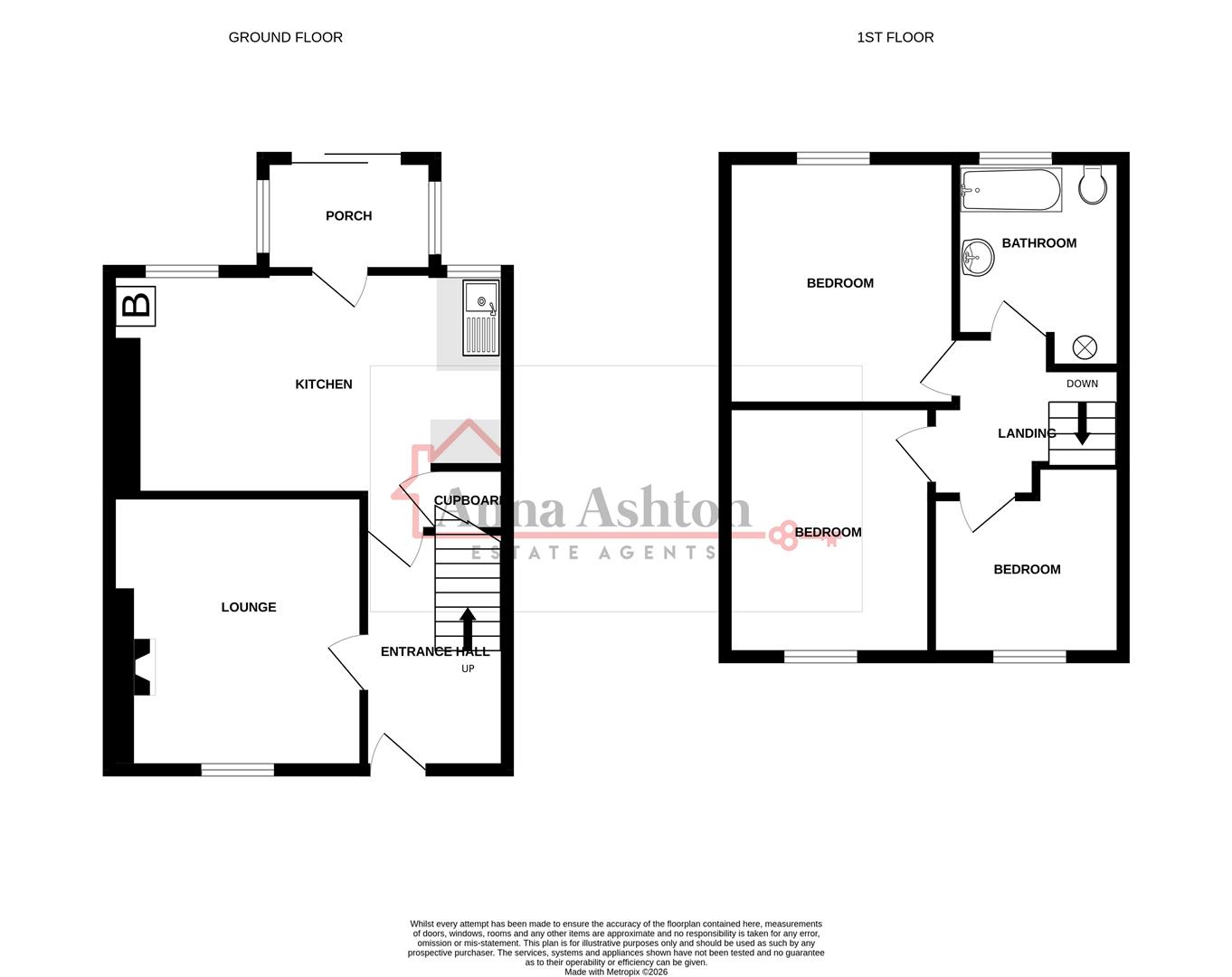 15, Brynlloi Road, Ammanford floorplan
