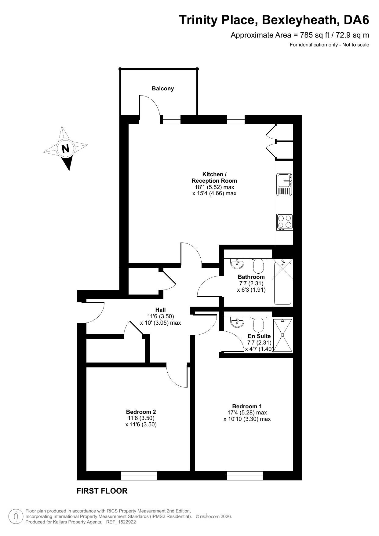 18A Trinity Place, Kent floorplan