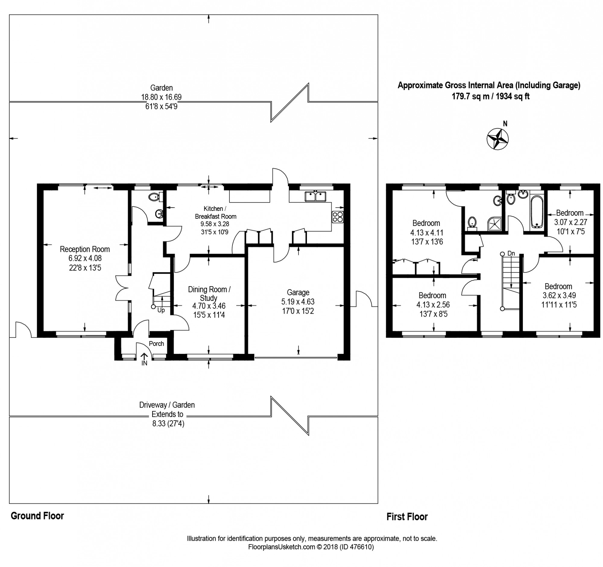 4 Bedrooms Detached house for sale in Orchard Drive, Ashtead KT21