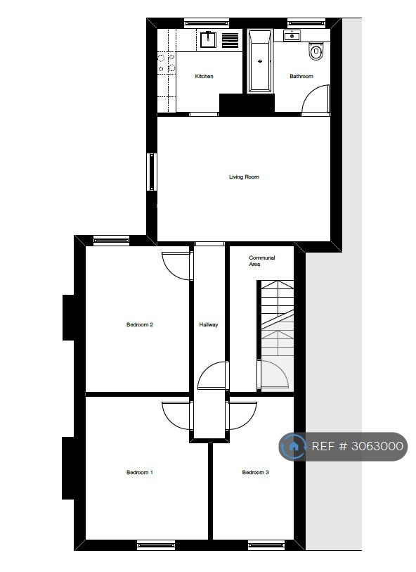 Flat   Stockport Road, Manchester floorplan
