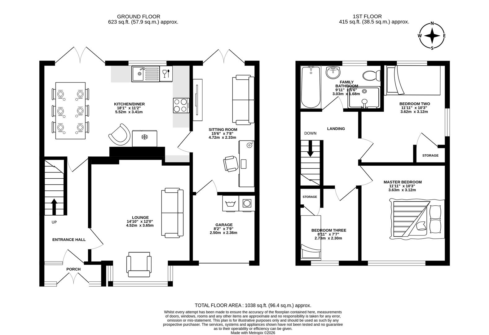19, Hargreaves Avenue, Leyland floorplan