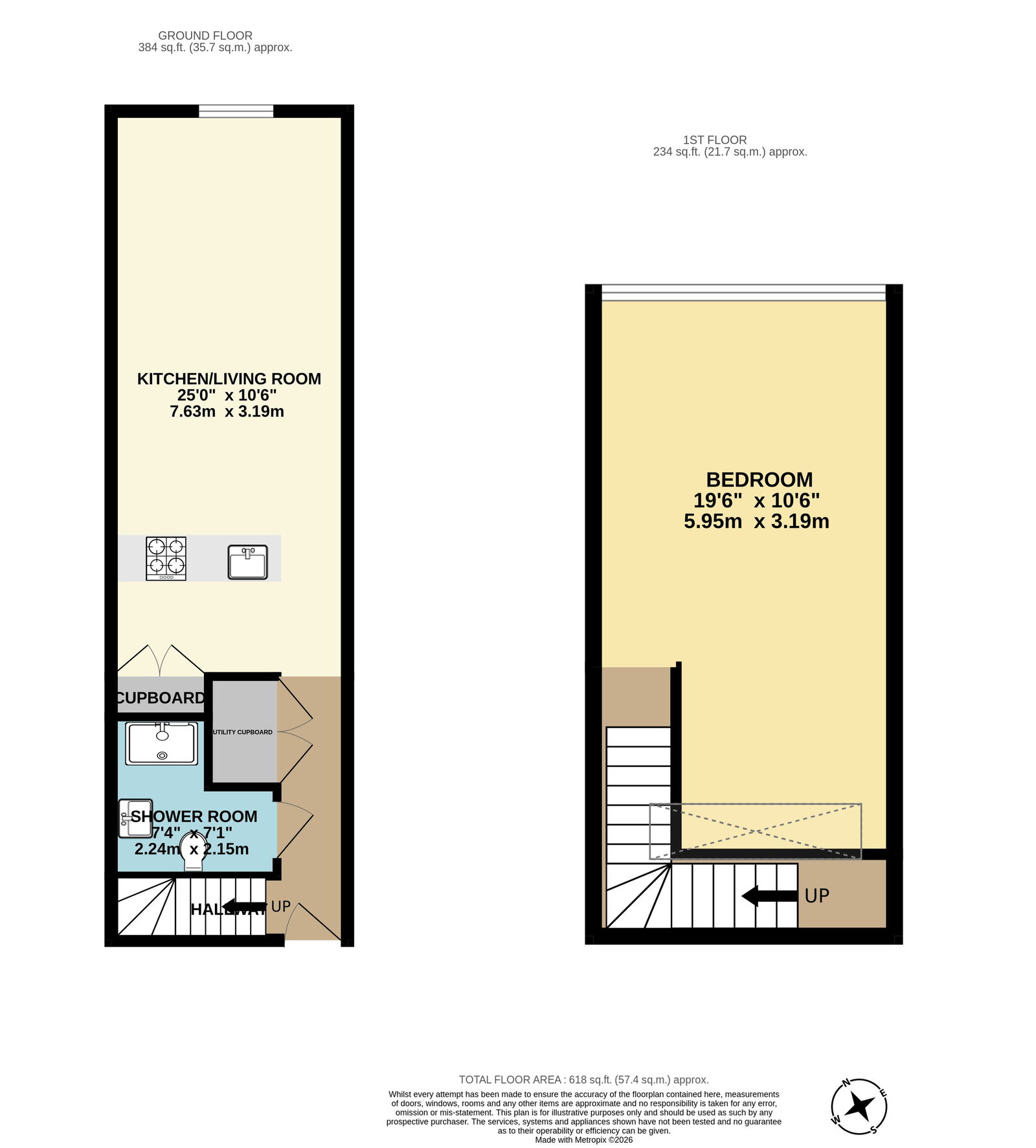 Flat 47 Mills bakery, 4 Royal William Yard, Plymouth floorplan
