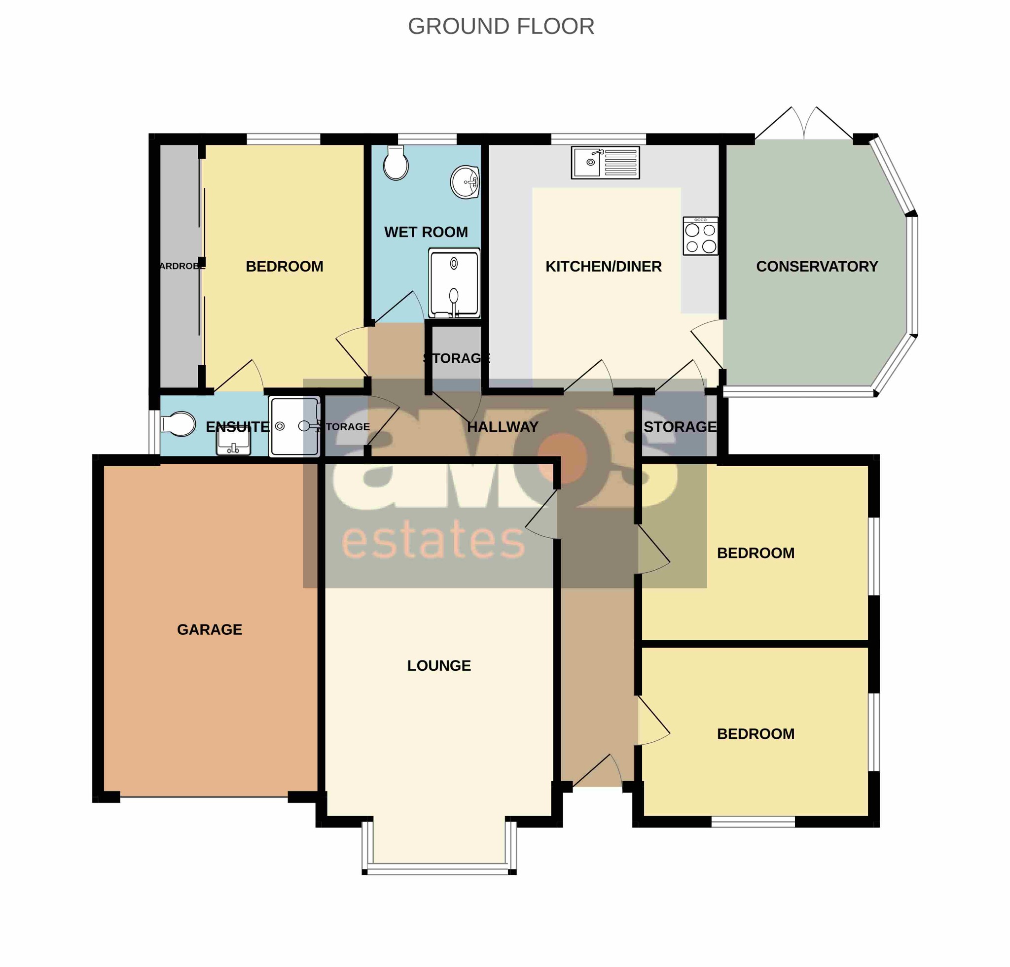 1 Hardys Way, Canvey Island, Essex floorplan