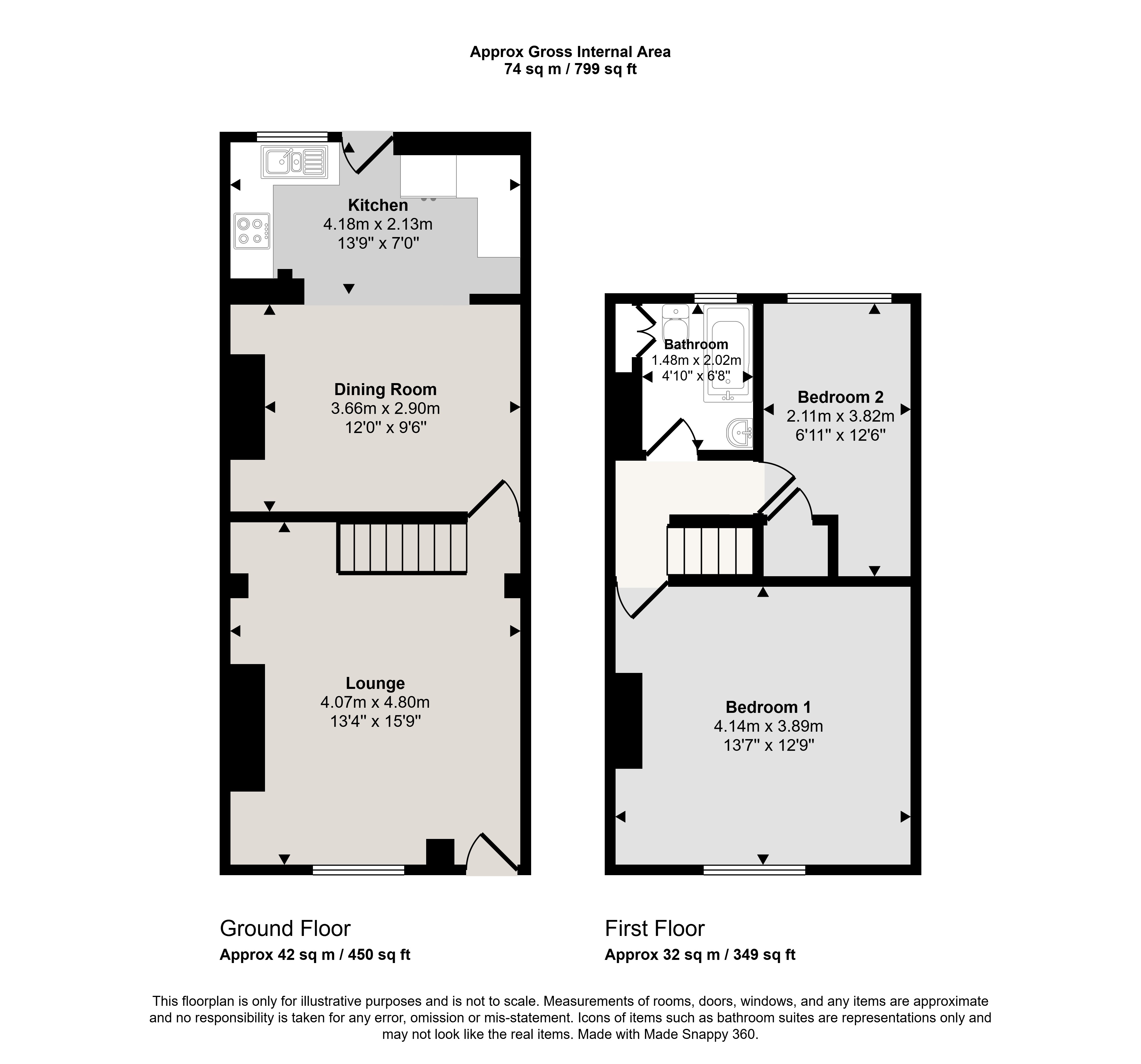 63, Old Clough Lane, Manchester floorplan