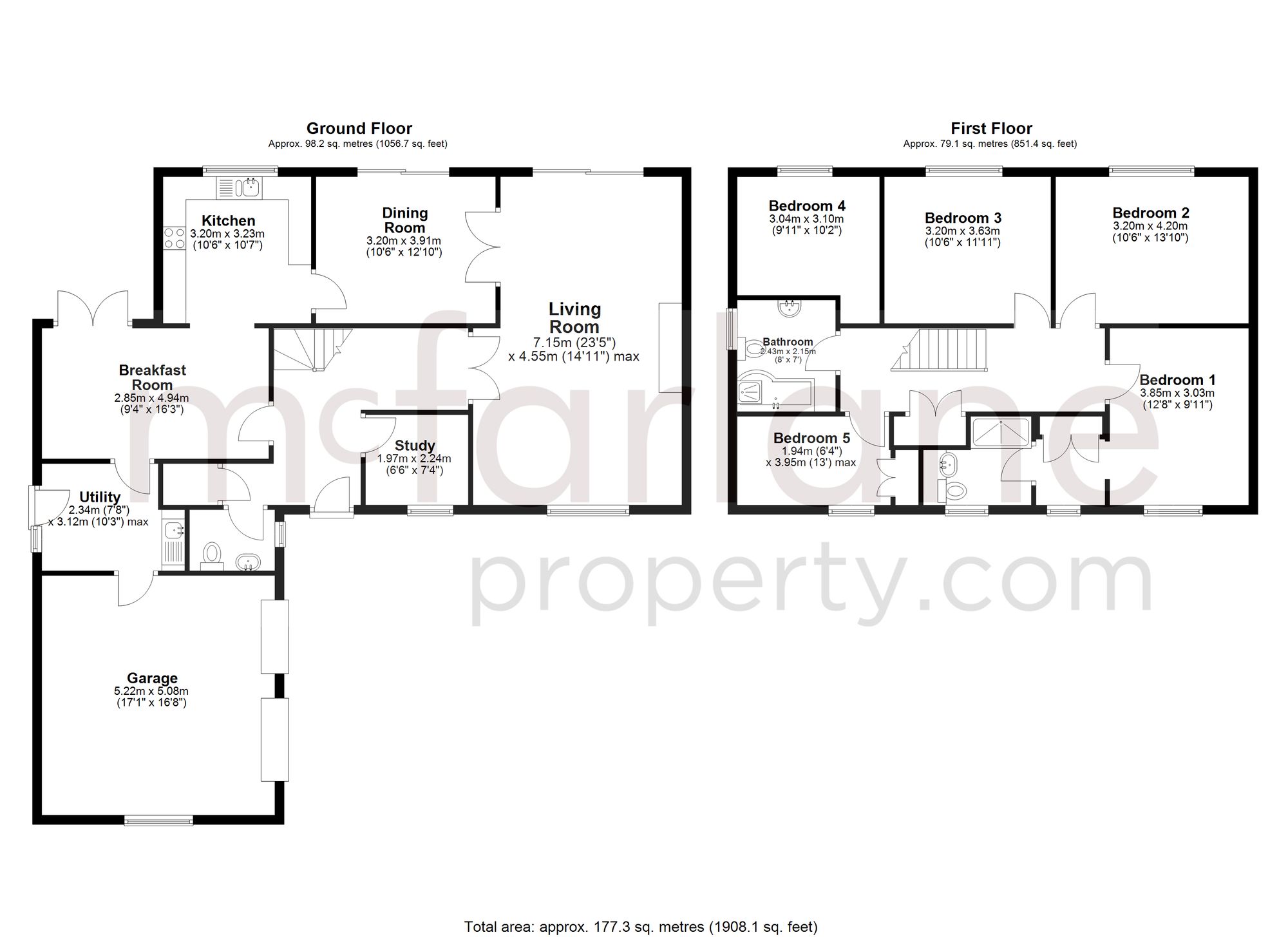 1 Greenacres, Marlborough floorplan