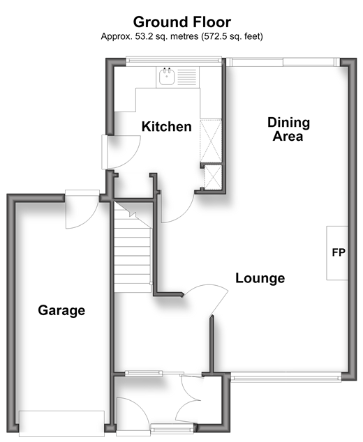 Burne Avenue, Wickford floorplan