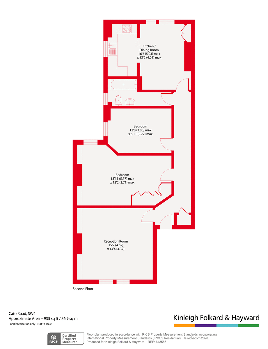 Cato Road, London floorplan