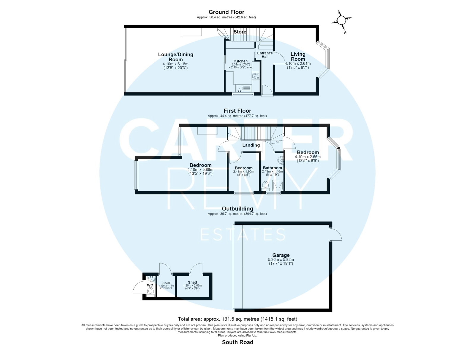 99, South Road, South Ockendon floorplan