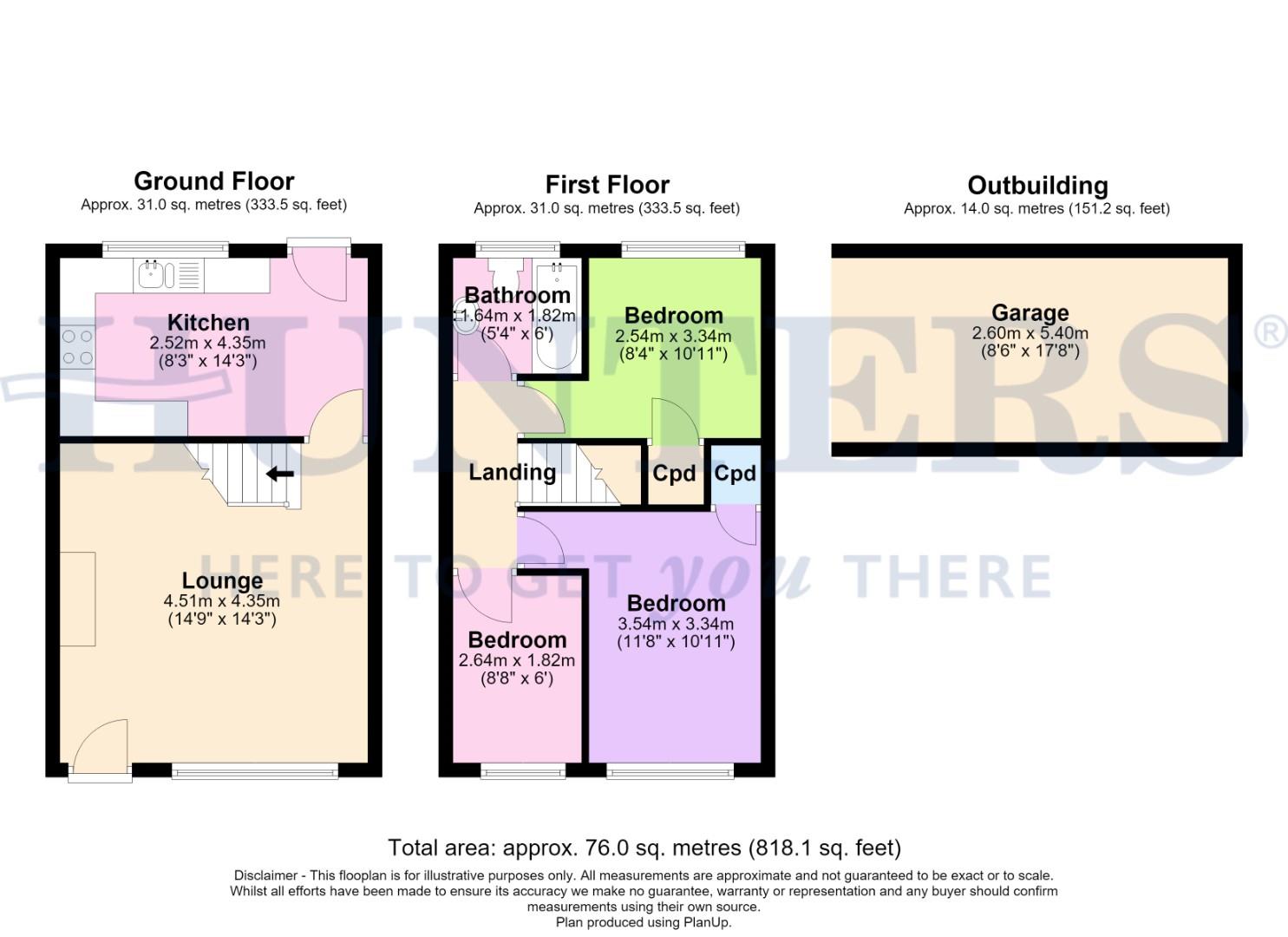 34, Canterbury Crescent, Manchester floorplan