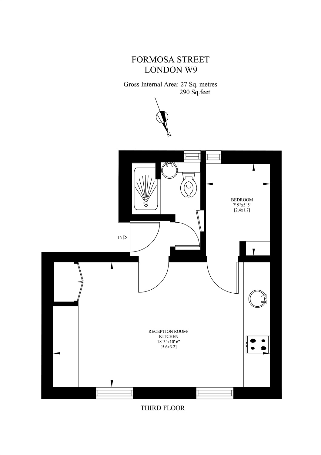 0 Bedrooms Studio to rent in Formosa Street, London W9