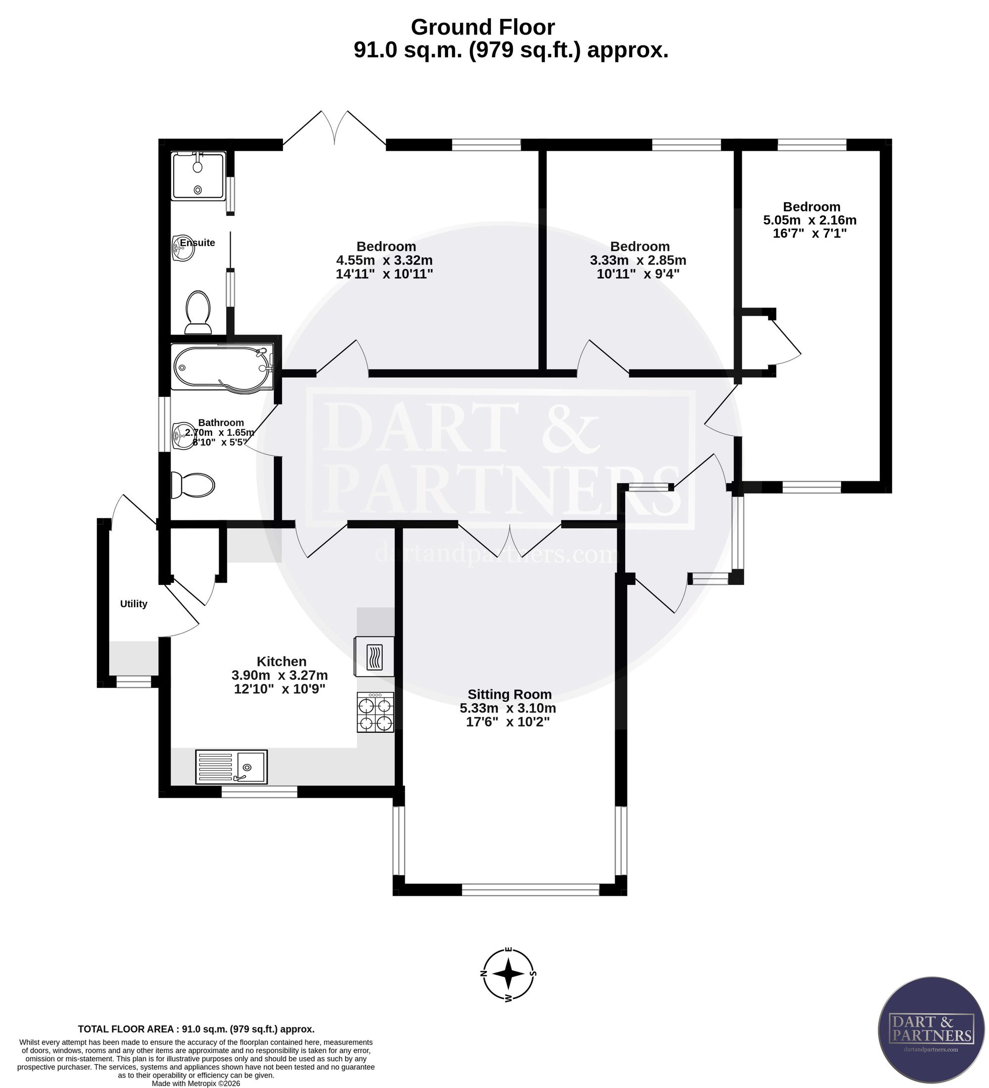 26 Charlemont Road, Teignmouth floorplan