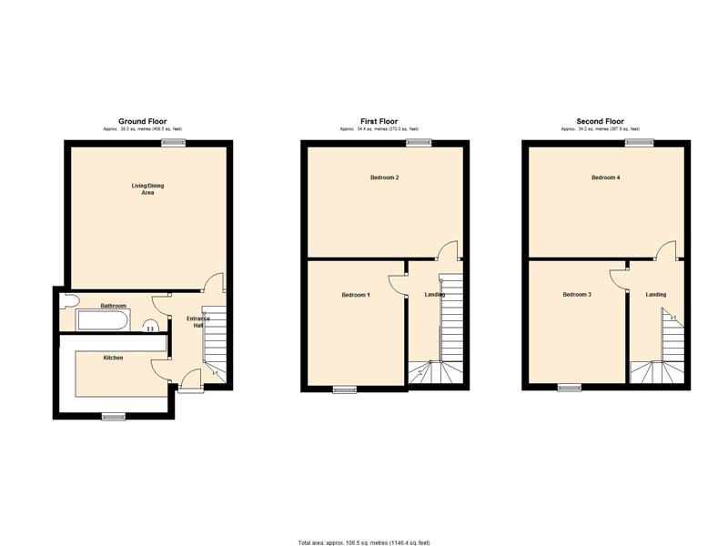 St. Clements Street, Oxford OX4, 4 bedroom flat to rent 68568843