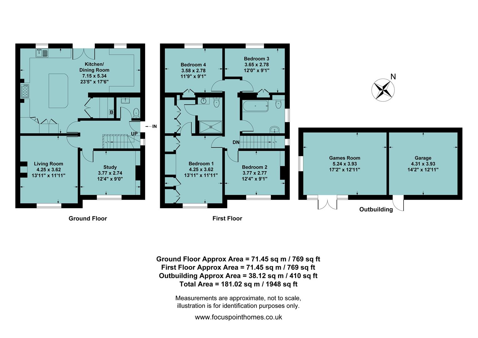 10, Gorse Road, Woodford Halse floorplan