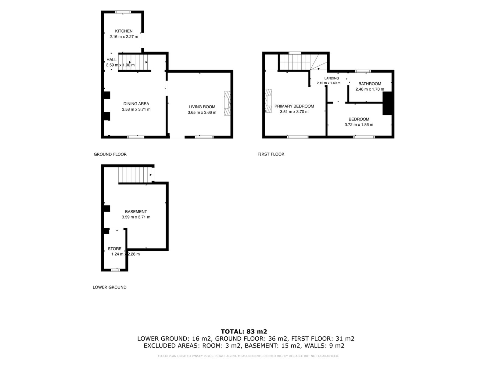 94, Loxley New Road, Sheffield floorplan