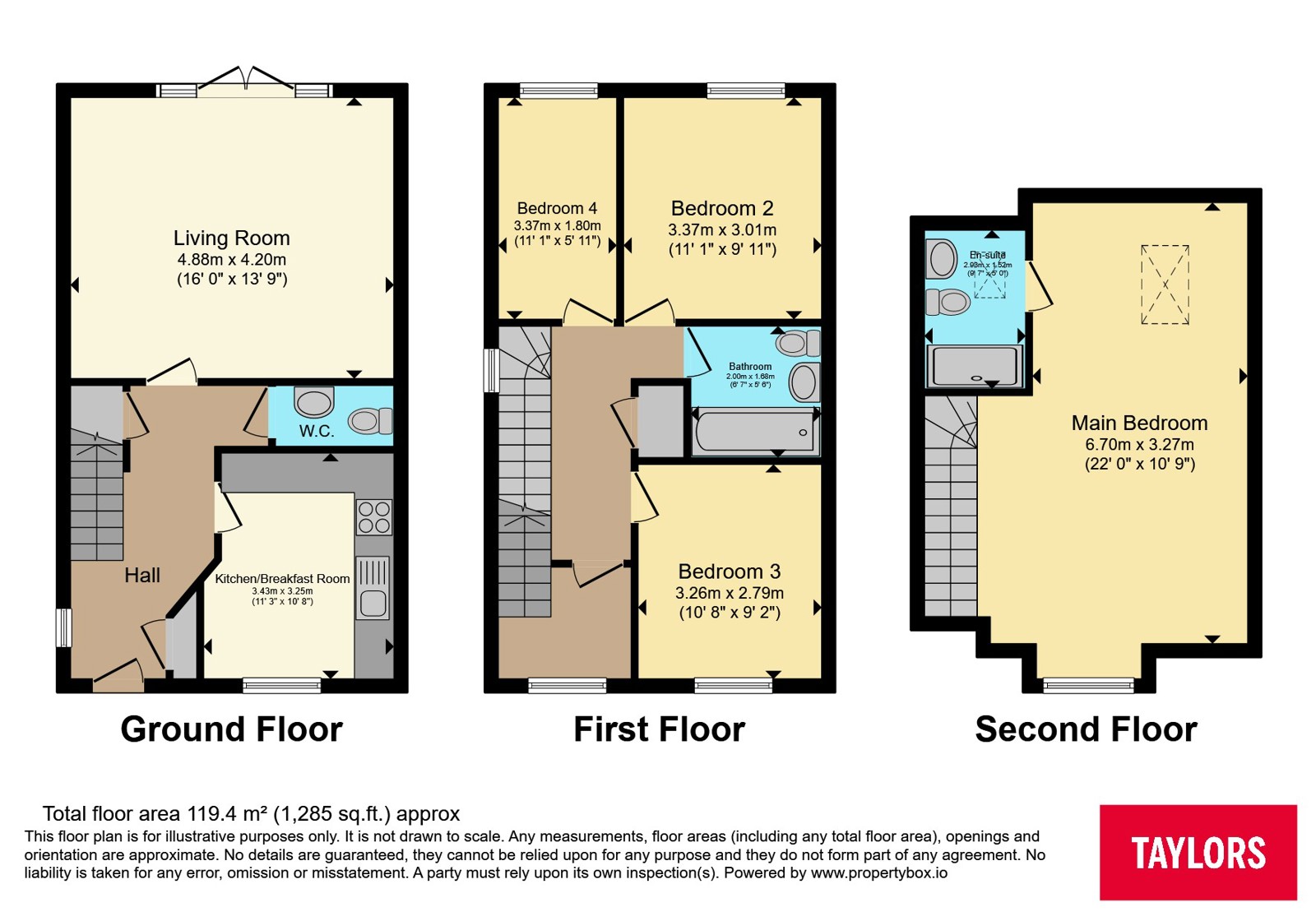 52, Bonaire Grange, Bletchley floorplan