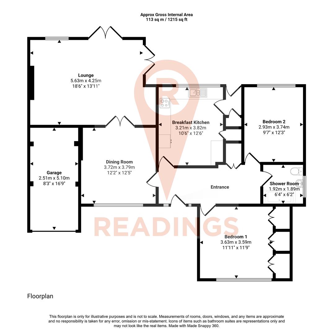 130, Davenport Road, Leicester floorplan