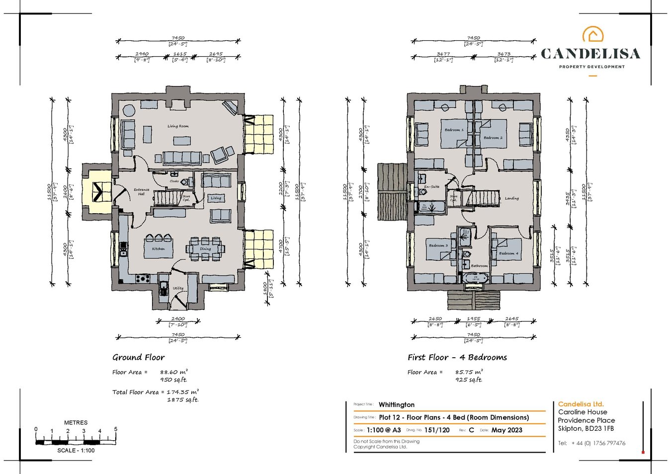Candelisa, Plot 12 Whittington Farm, Carnforth floorplan