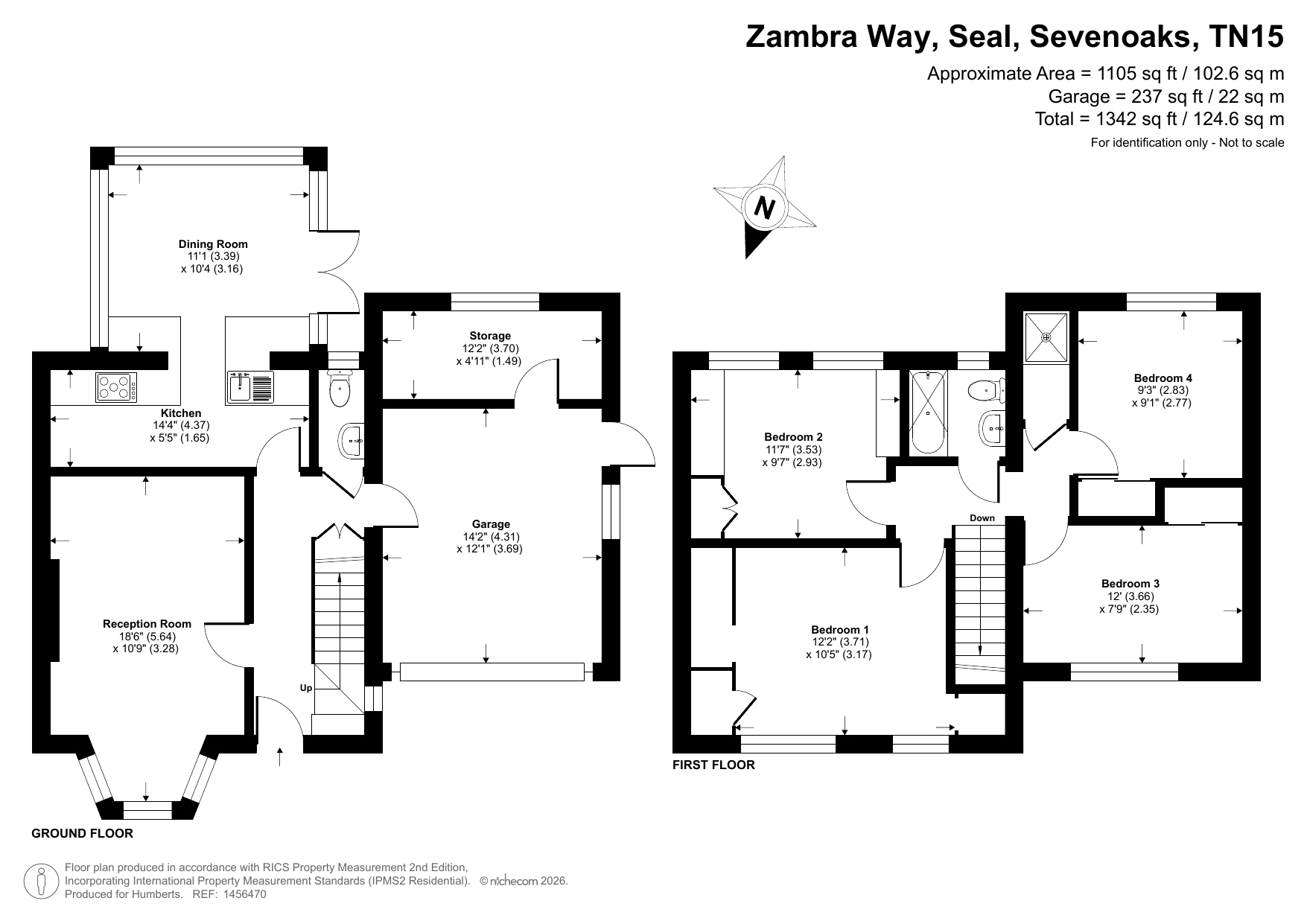 15, Zambra Way, Sevenoaks floorplan