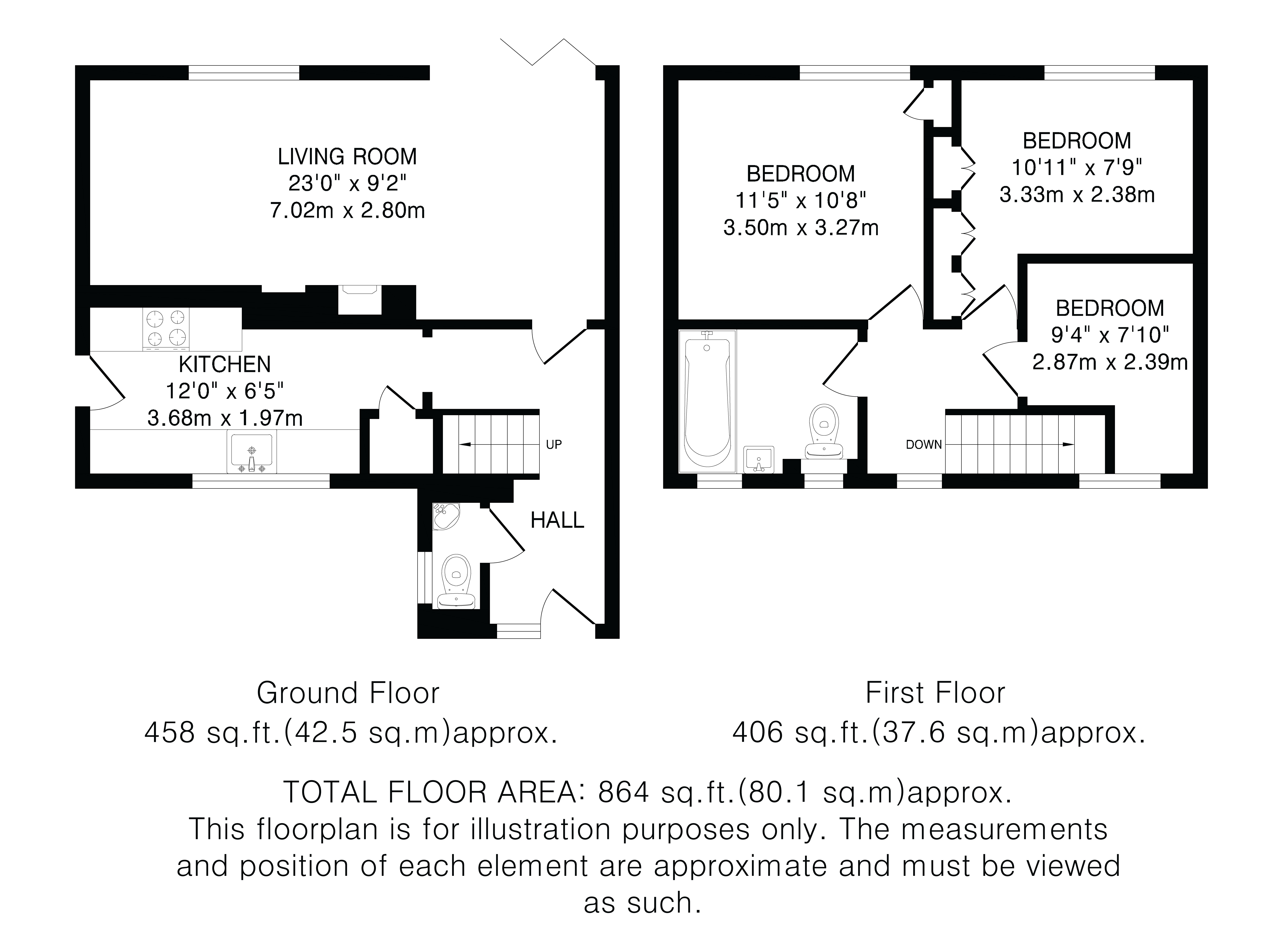 21, Flexley Wood, Welwyn Garden City floorplan