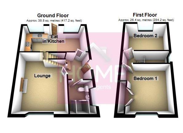 2 Bedrooms Semi-detached house for sale in Stott Drive, Urmston, Manchester M41