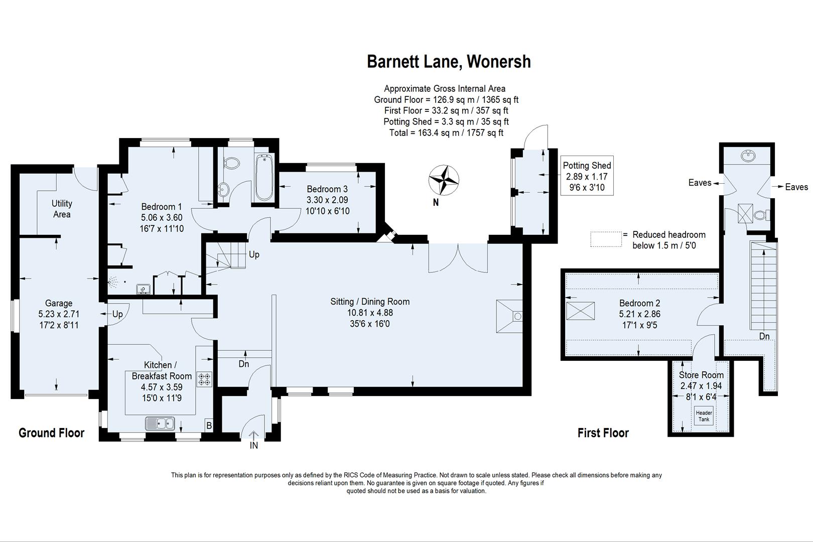 The Bullockshed, Barnett Lane, Wonersh floorplan