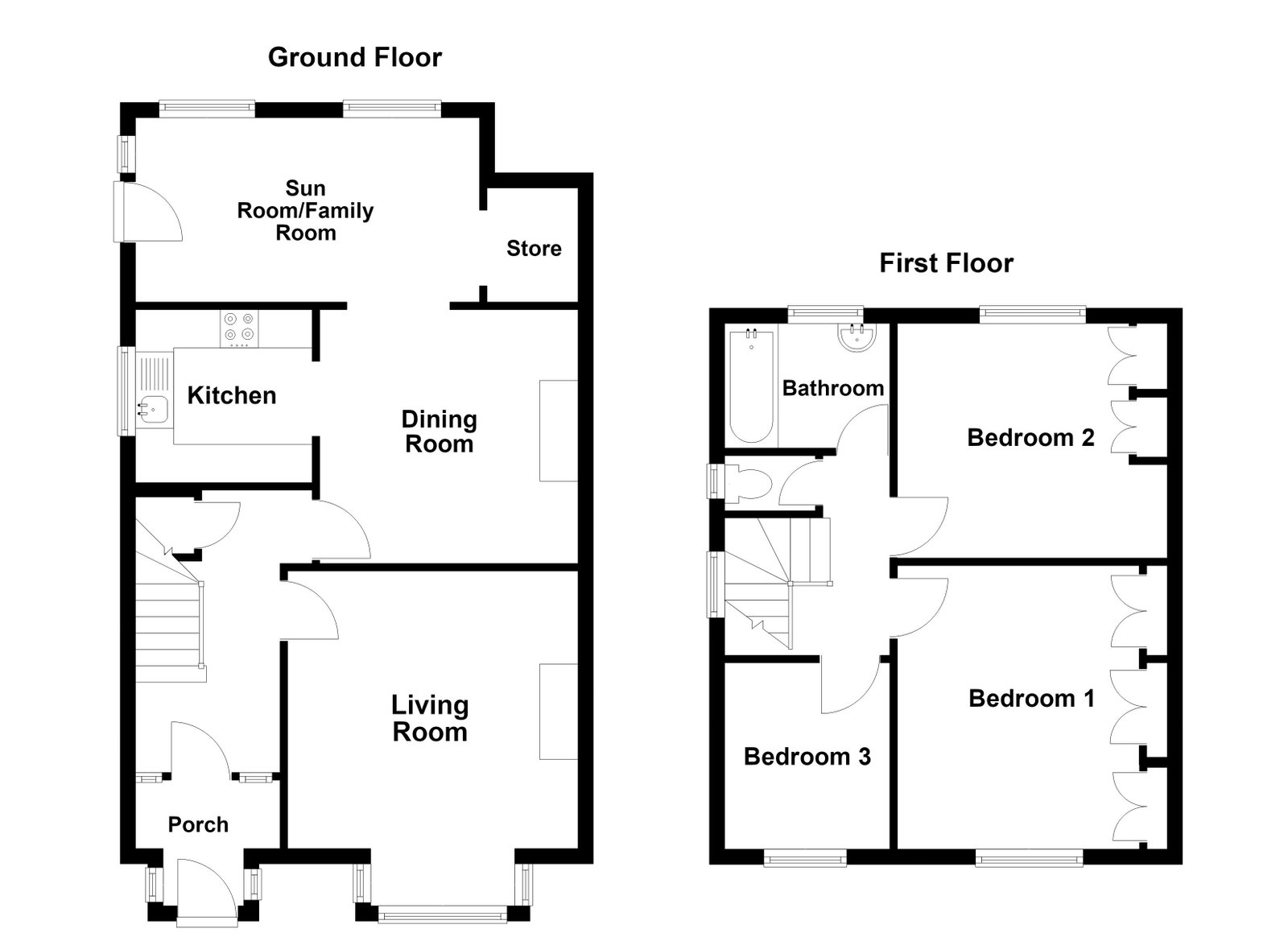 30, Luscombe Crescent, Paignton floorplan