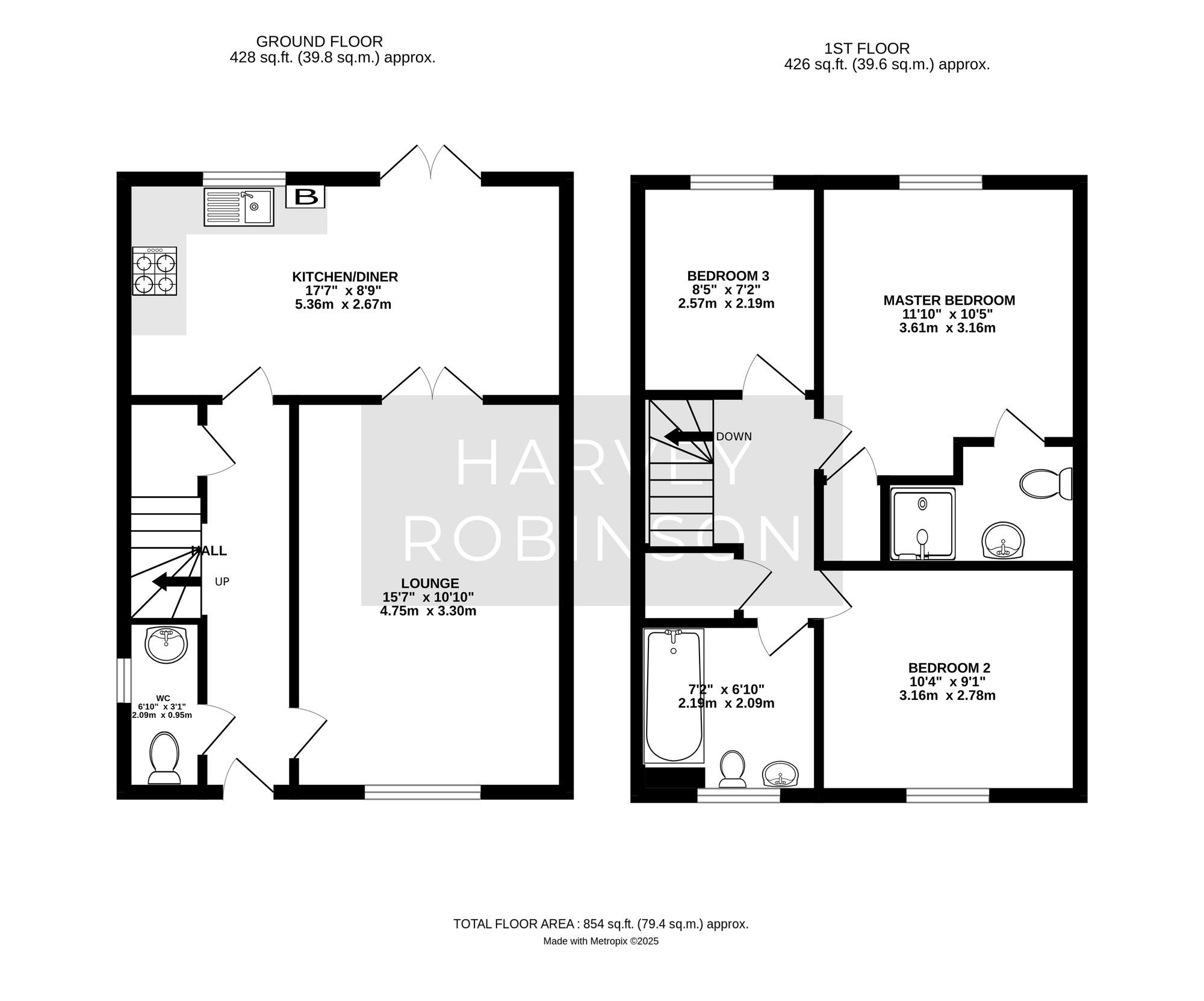 12 Bayley Road, Huntingdon floorplan
