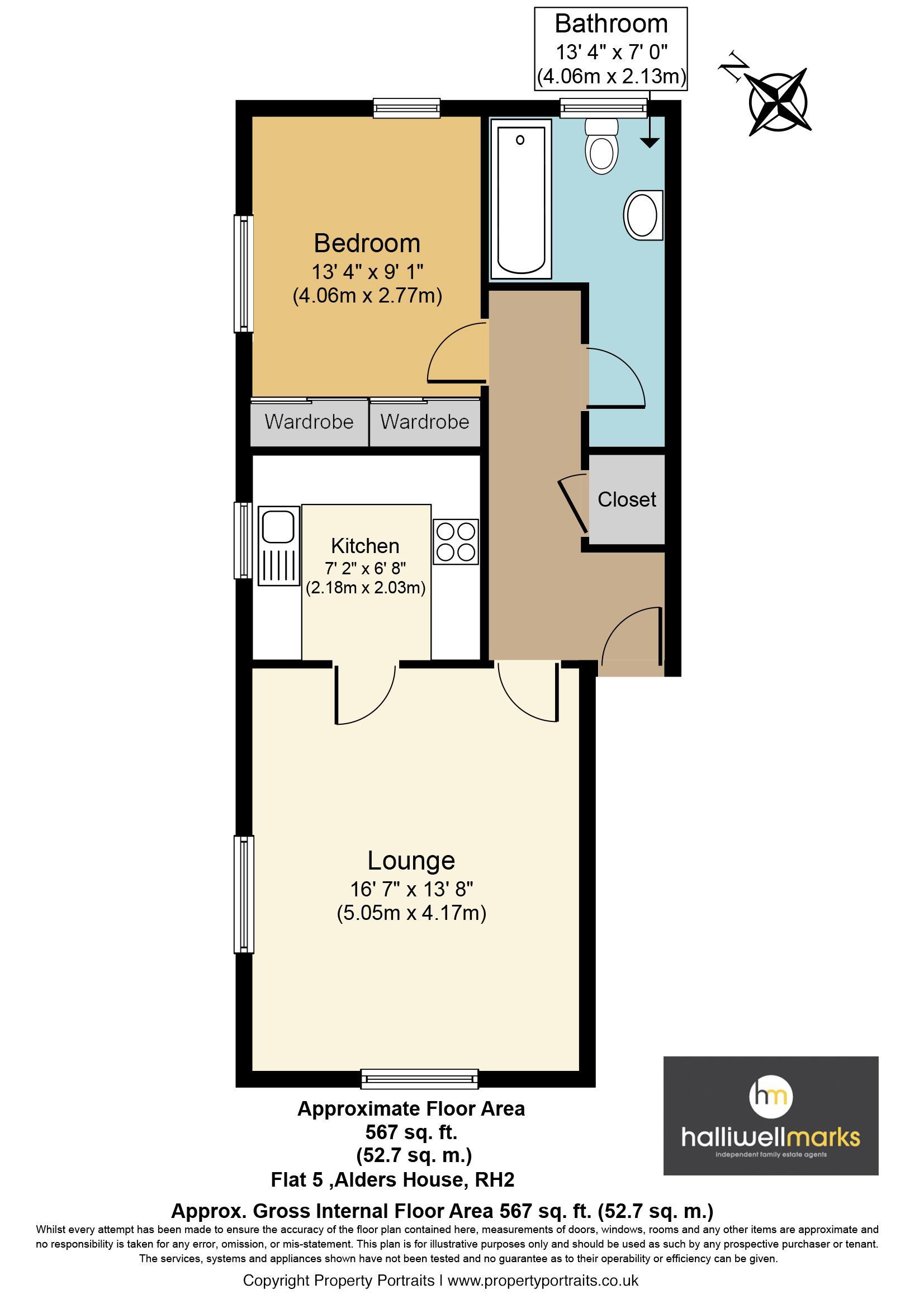 1 Bedrooms Flat to rent in Alders House, Alders Rd RH2